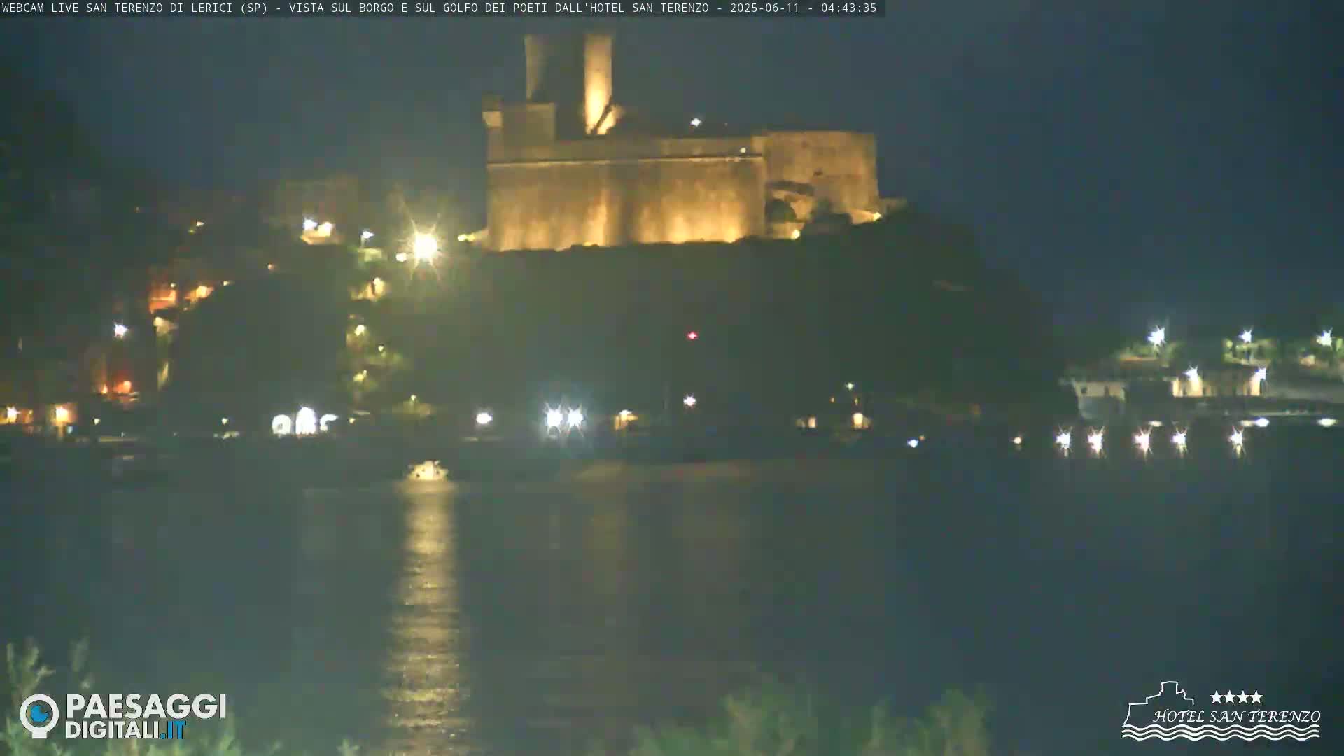  Lerici City & Coast Live Cam - La Spezia, Liguria, Italy