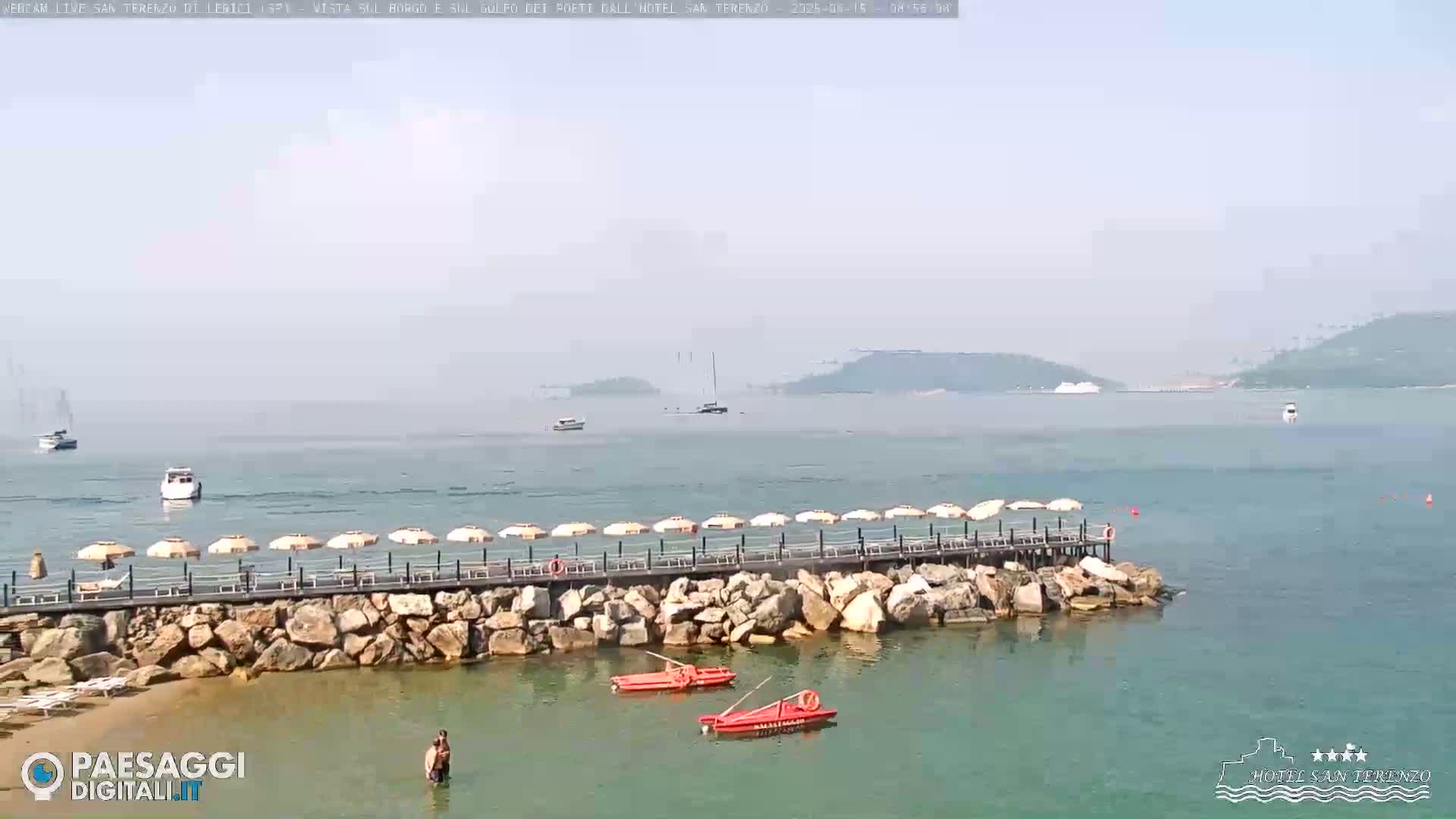  Lerici City & Coast Live Cam - La Spezia, Liguria, Italy