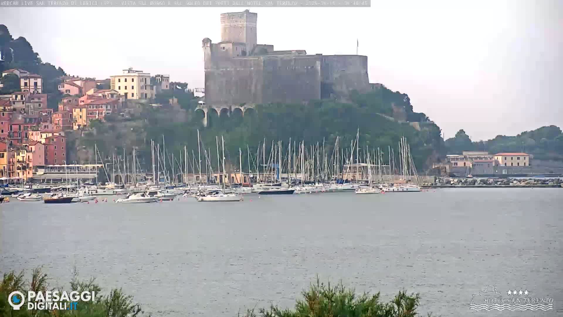  Lerici City & Coast Live Cam - La Spezia, Liguria, Italy