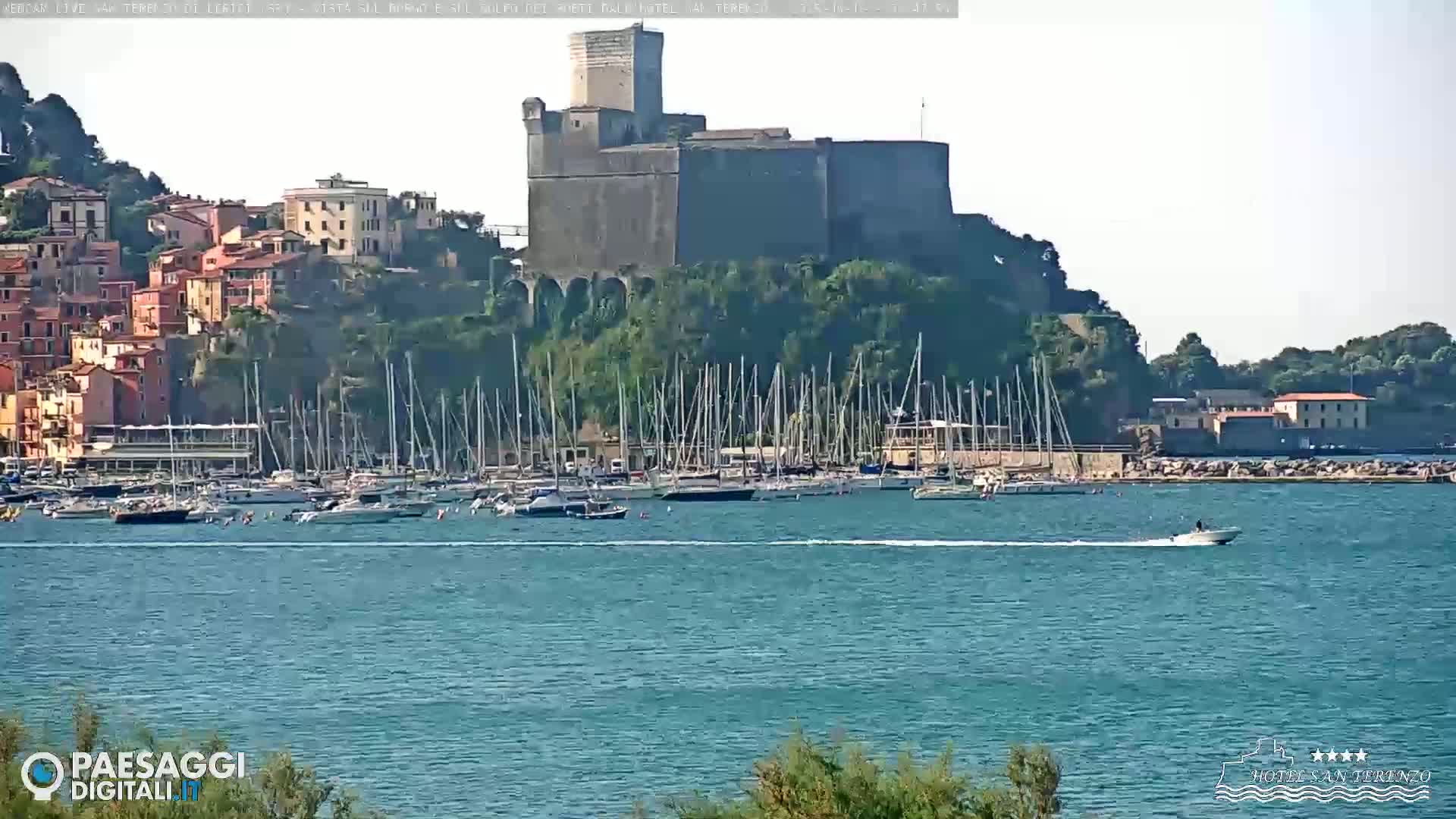  Lerici City & Coast Live Cam - La Spezia, Liguria, Italy