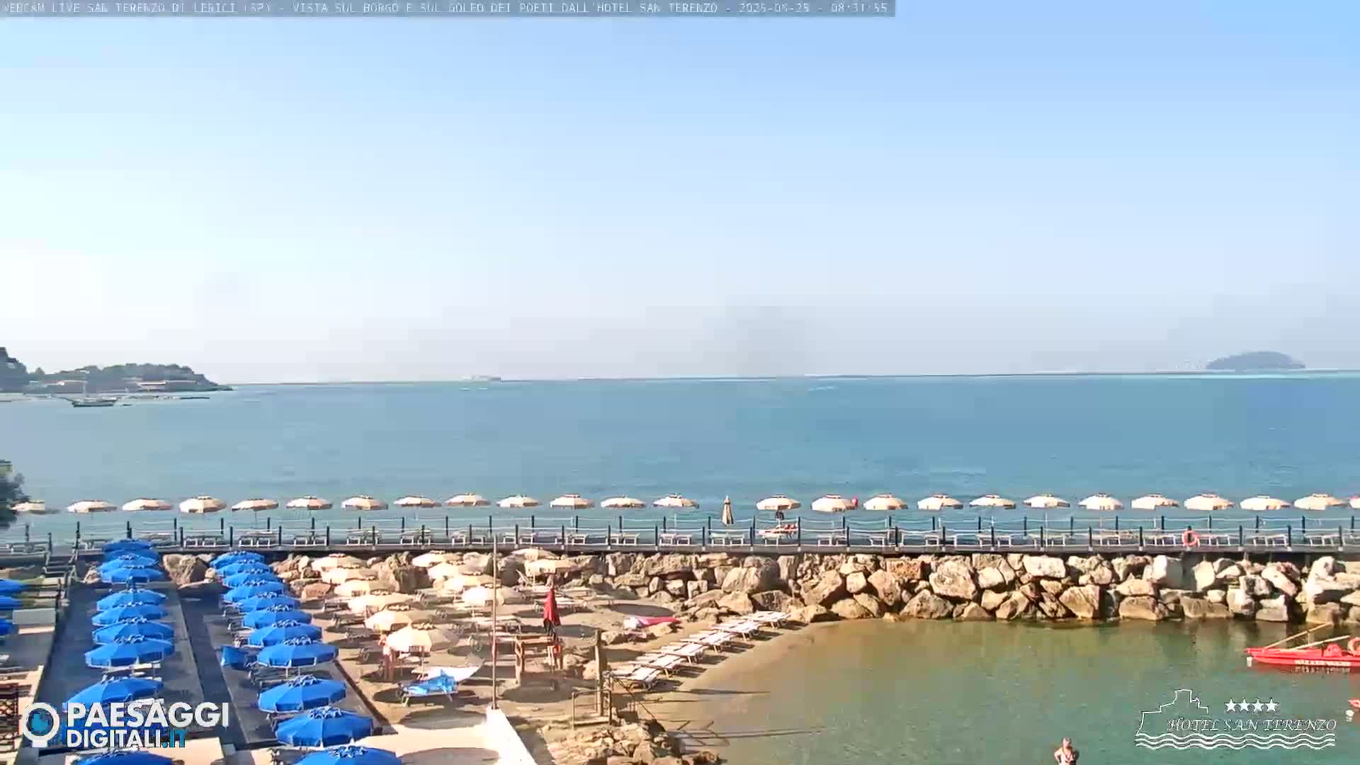  Lerici City & Coast Live Cam - La Spezia, Liguria, Italy