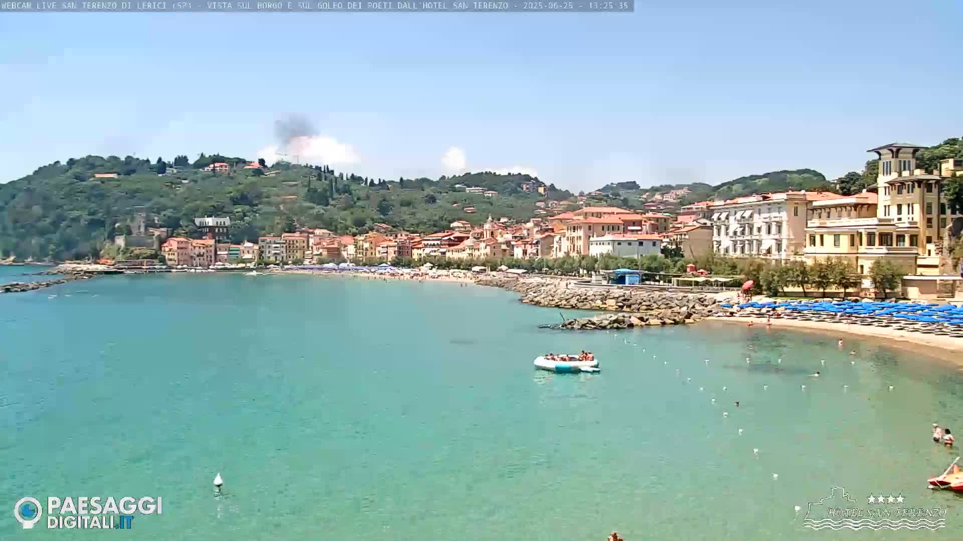  Lerici City & Coast Live Cam - La Spezia, Liguria, Italy