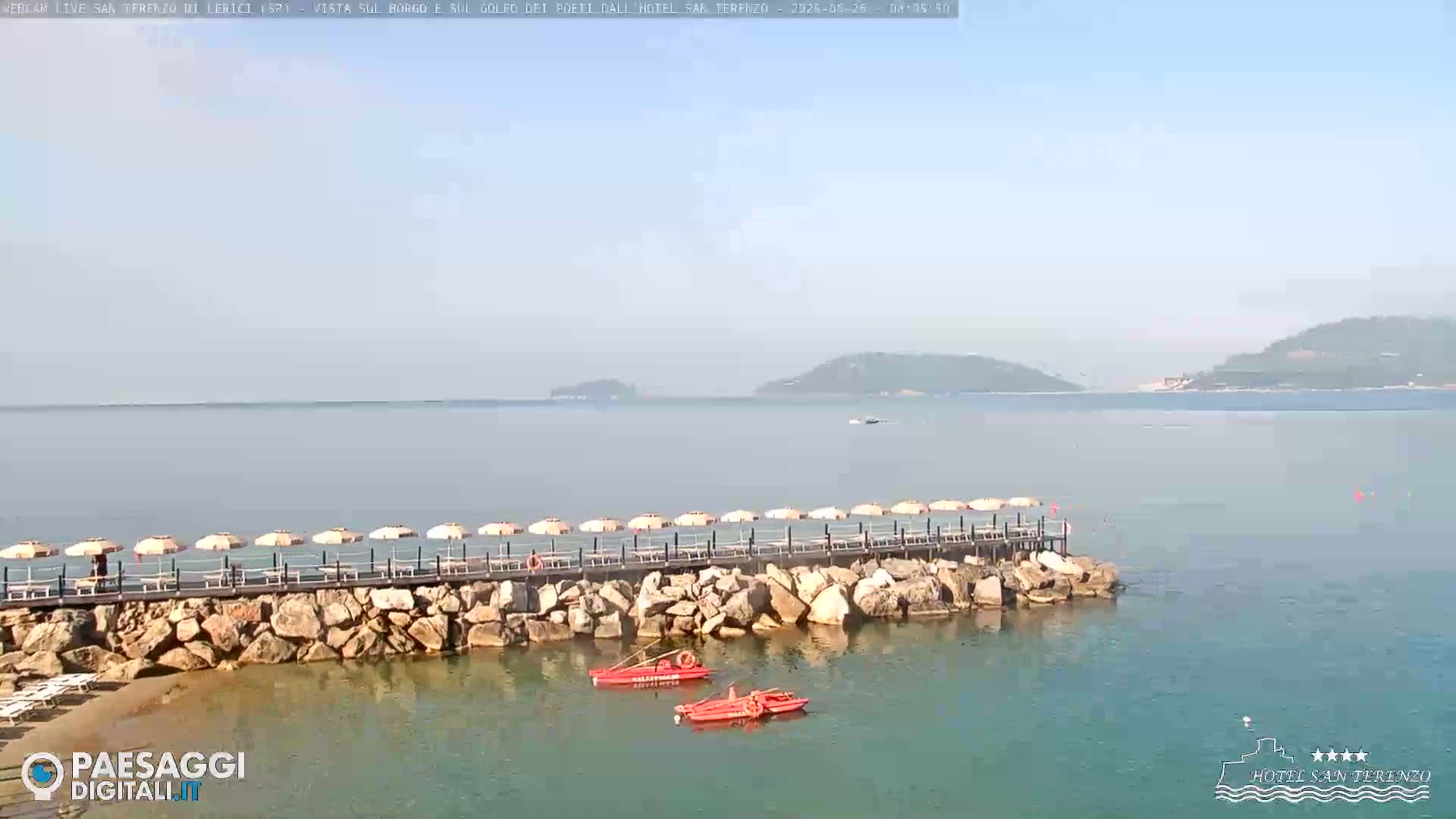  Lerici City & Coast Live Cam - La Spezia, Liguria, Italy