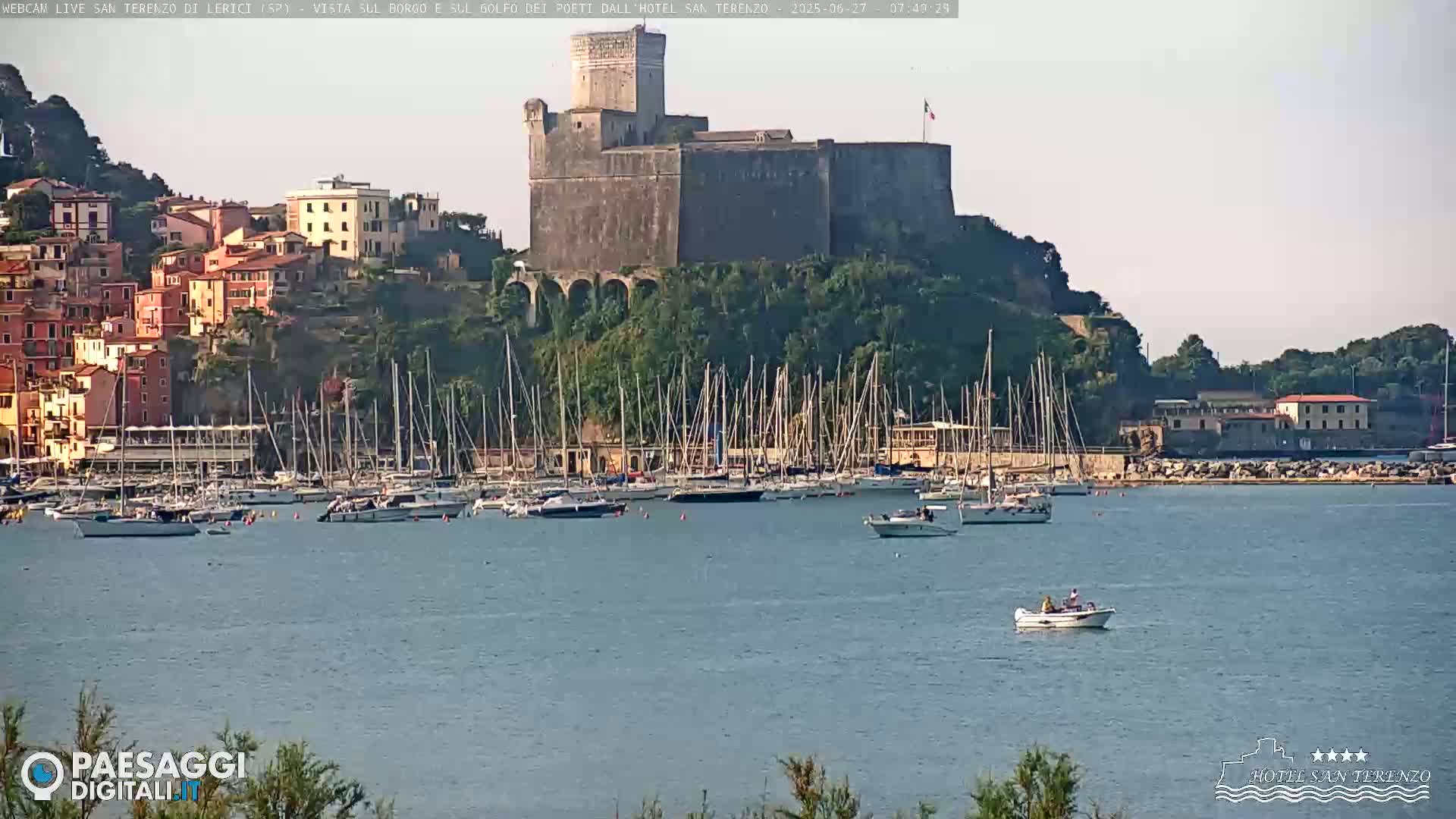  Lerici City & Coast Live Cam - La Spezia, Liguria, Italy
