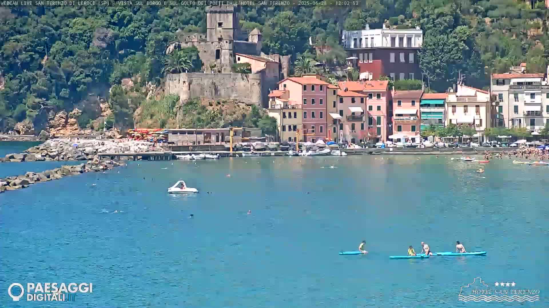  Lerici City & Coast Live Cam - La Spezia, Liguria, Italy