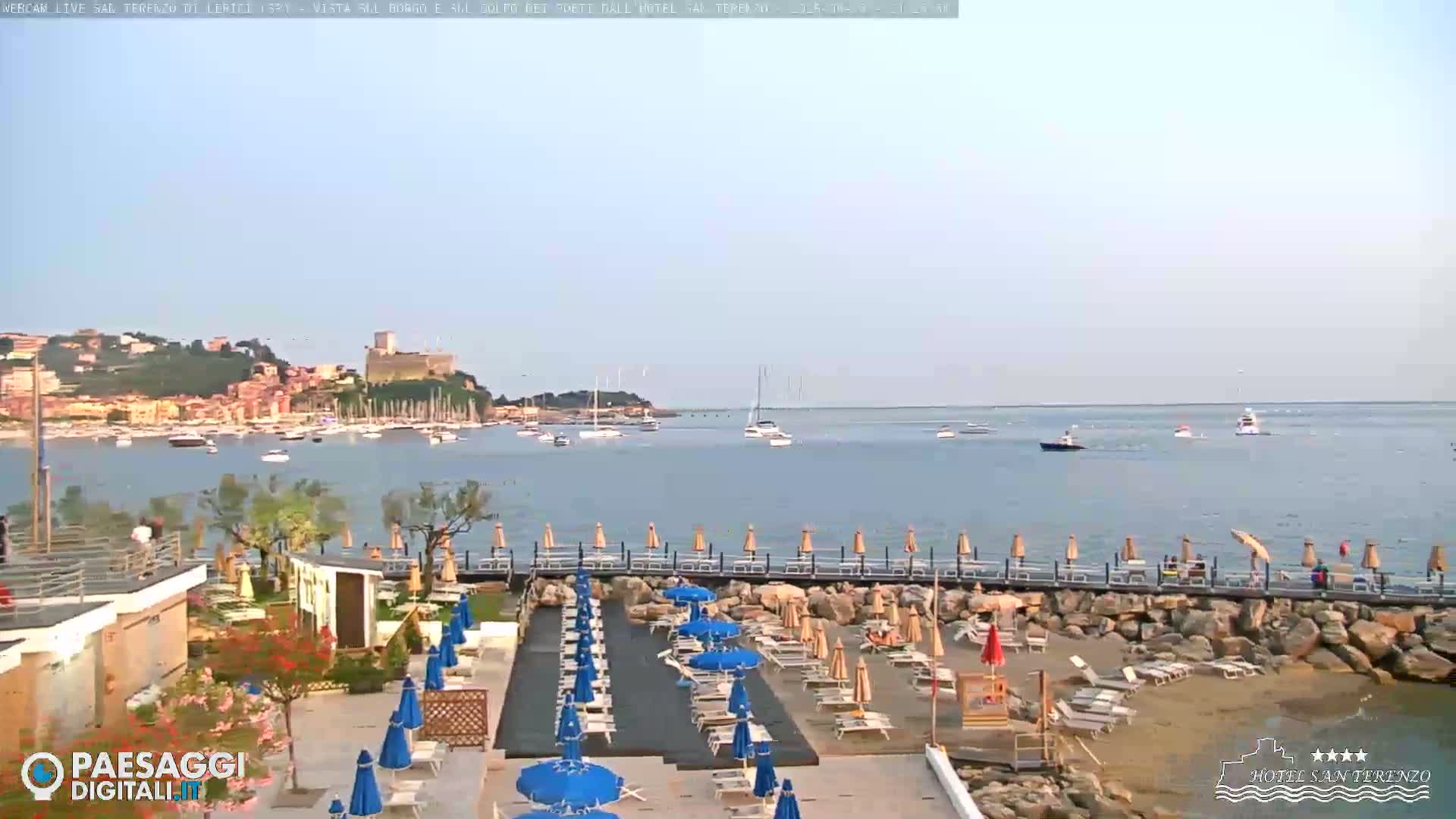  Lerici City & Coast Live Cam - La Spezia, Liguria, Italy