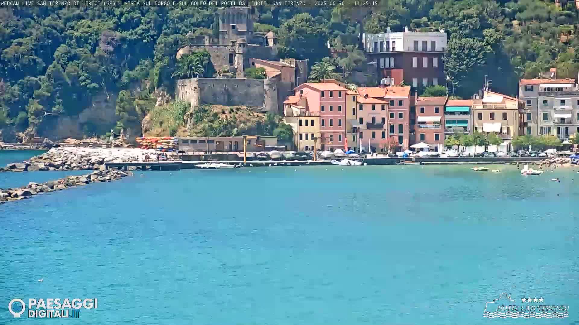  Lerici City & Coast Live Cam - La Spezia, Liguria, Italy