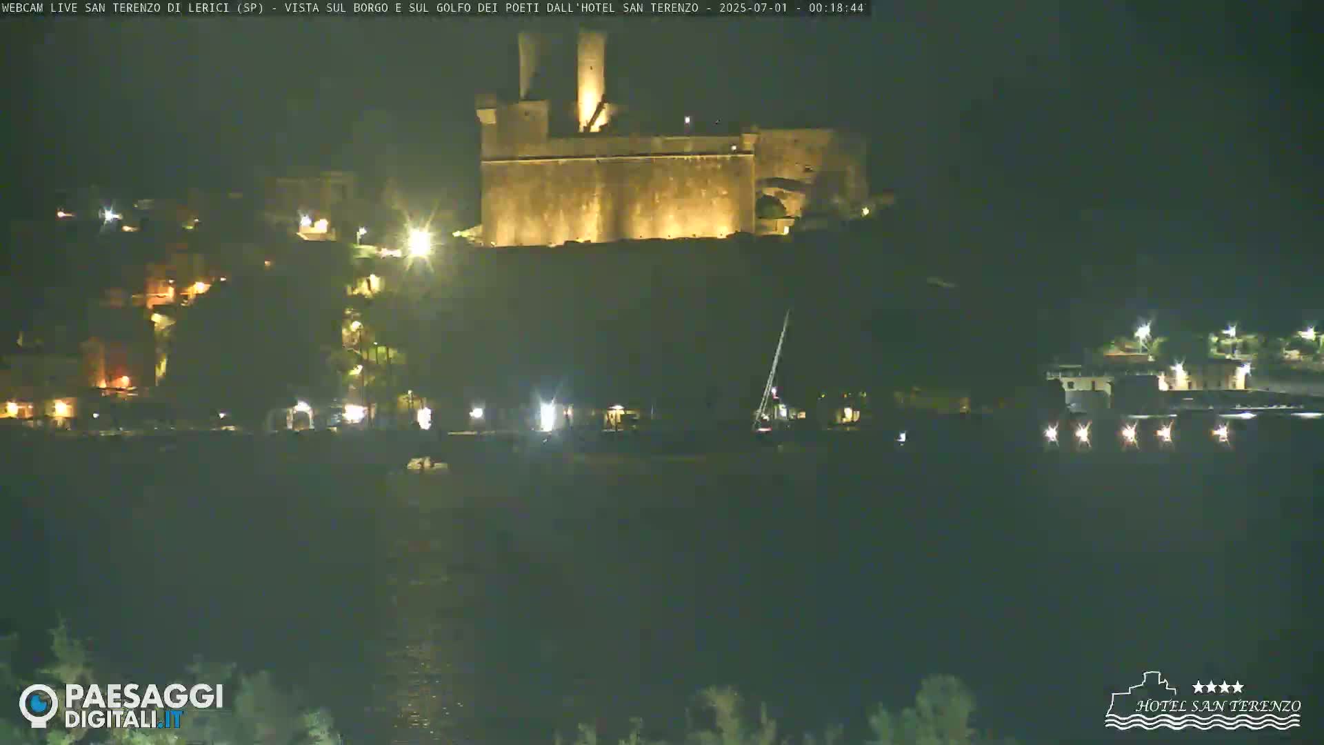  Lerici City & Coast Live Cam - La Spezia, Liguria, Italy