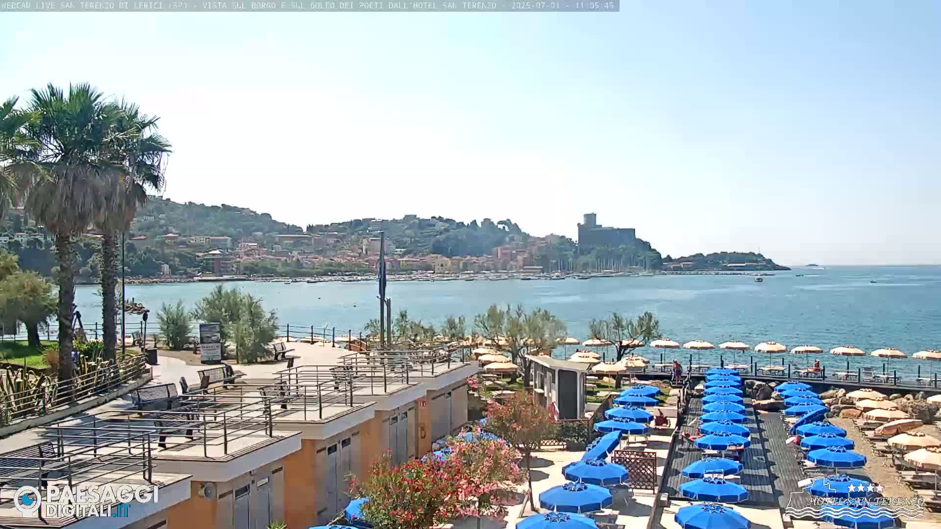  Lerici City & Coast Live Cam - La Spezia, Liguria, Italy