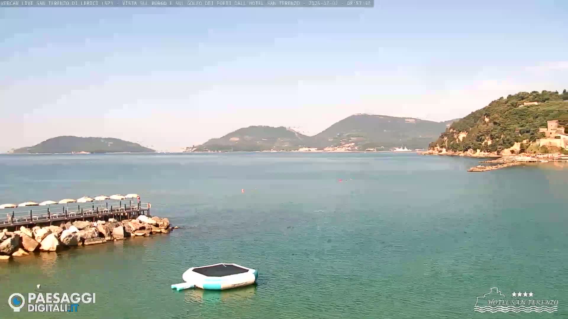  Lerici City & Coast Live Cam - La Spezia, Liguria, Italy