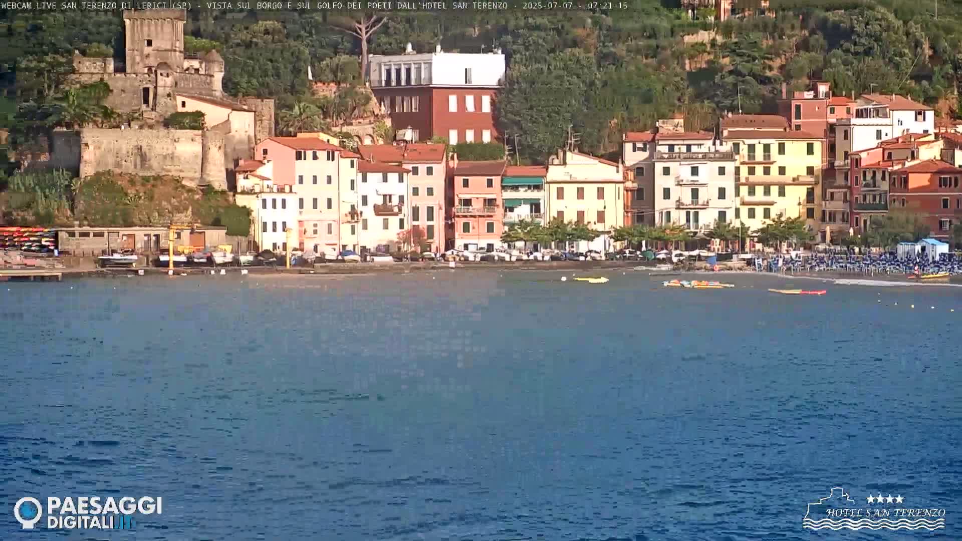  Lerici City & Coast Live Cam - La Spezia, Liguria, Italy