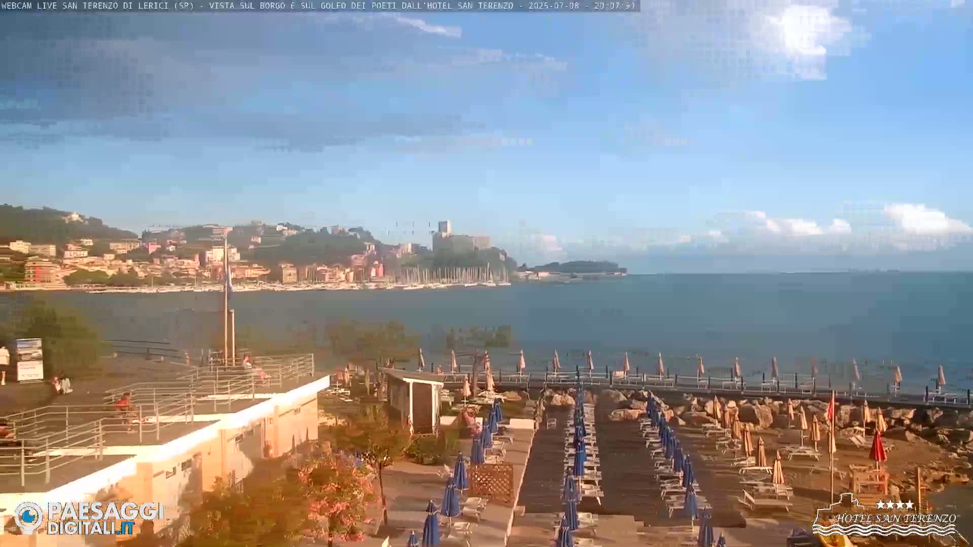  Lerici City & Coast Live Cam - La Spezia, Liguria, Italy