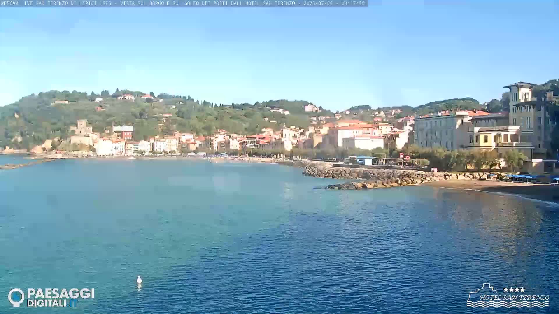  Lerici City & Coast Live Cam - La Spezia, Liguria, Italy