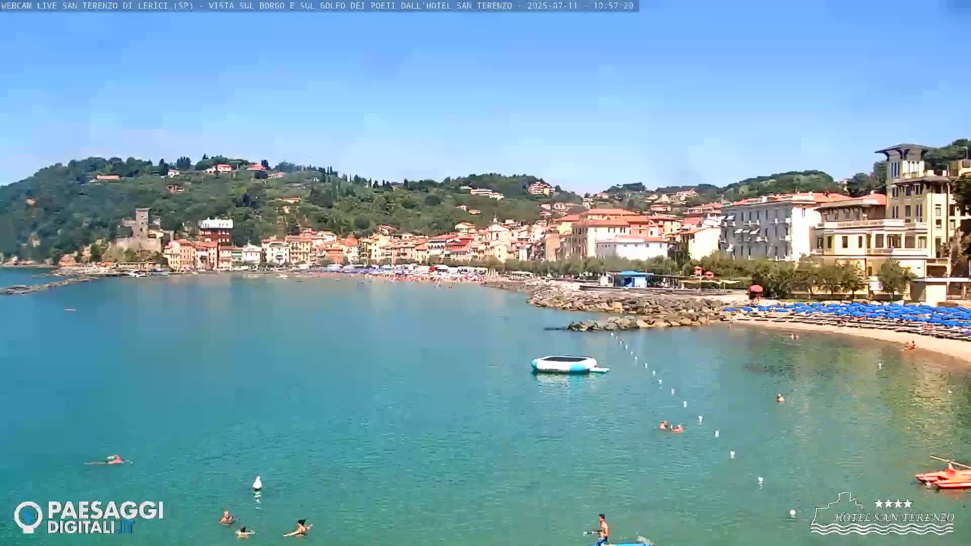  Lerici City & Coast Live Cam - La Spezia, Liguria, Italy