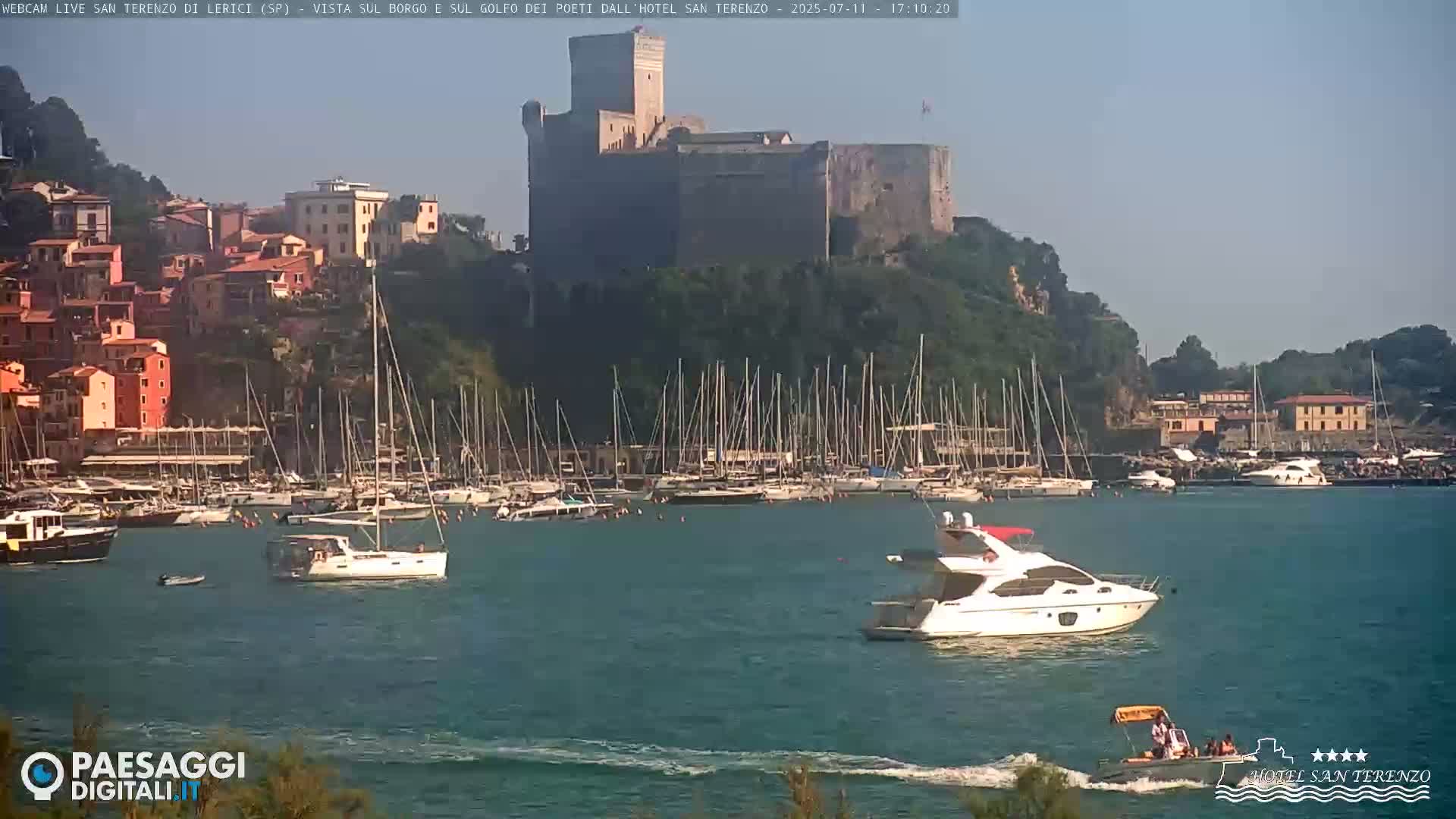  Lerici City & Coast Live Cam - La Spezia, Liguria, Italy