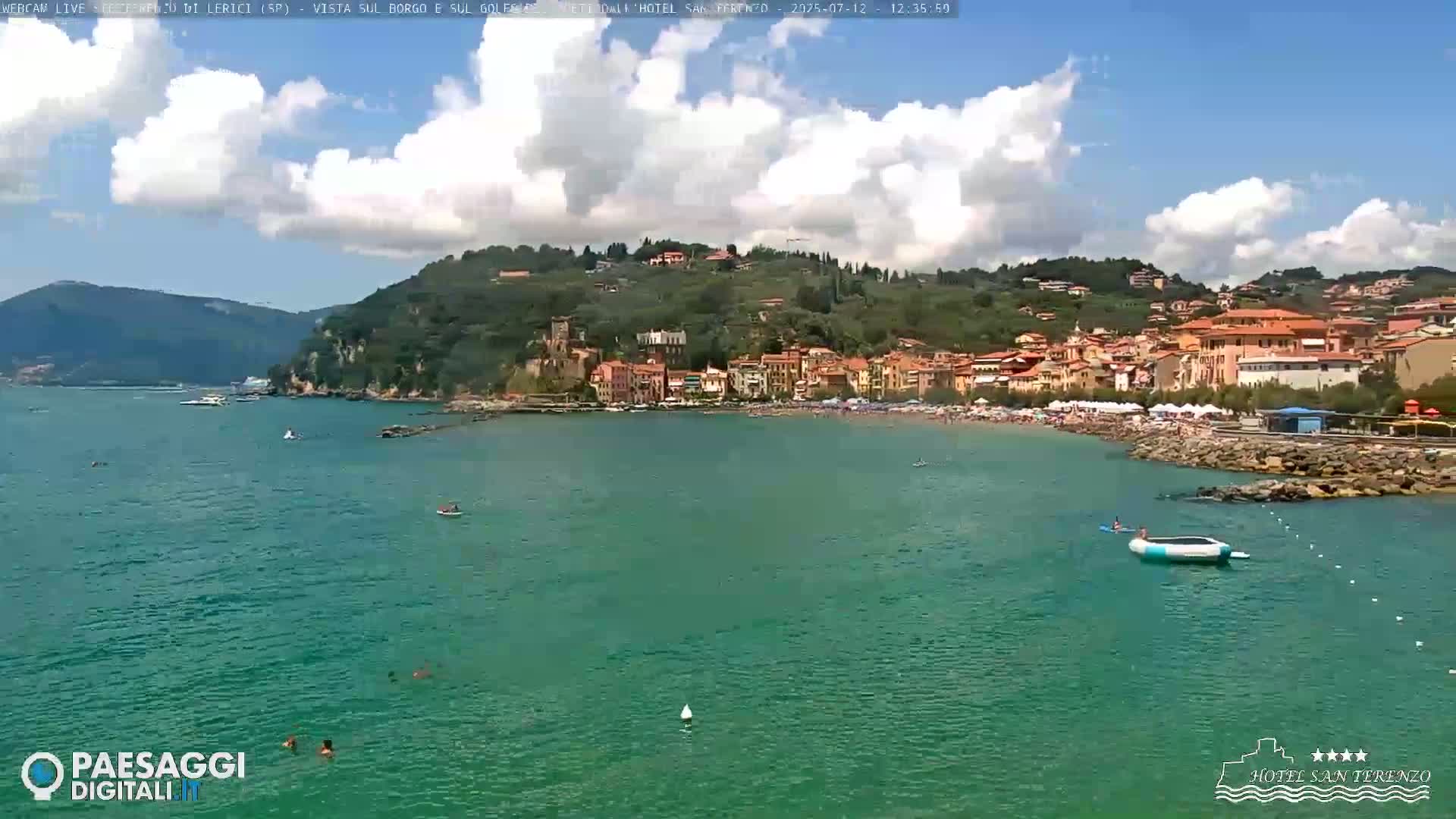  Lerici City & Coast Live Cam - La Spezia, Liguria, Italy