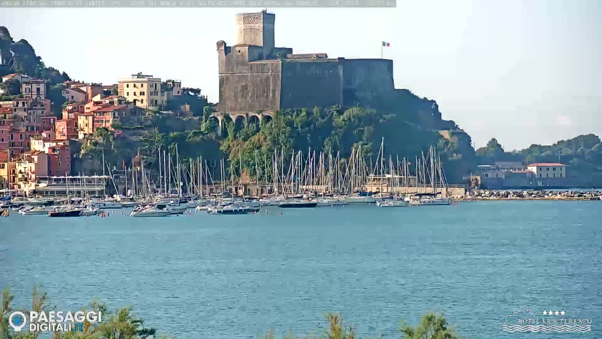  Lerici City & Coast Live Cam - La Spezia, Liguria, Italy