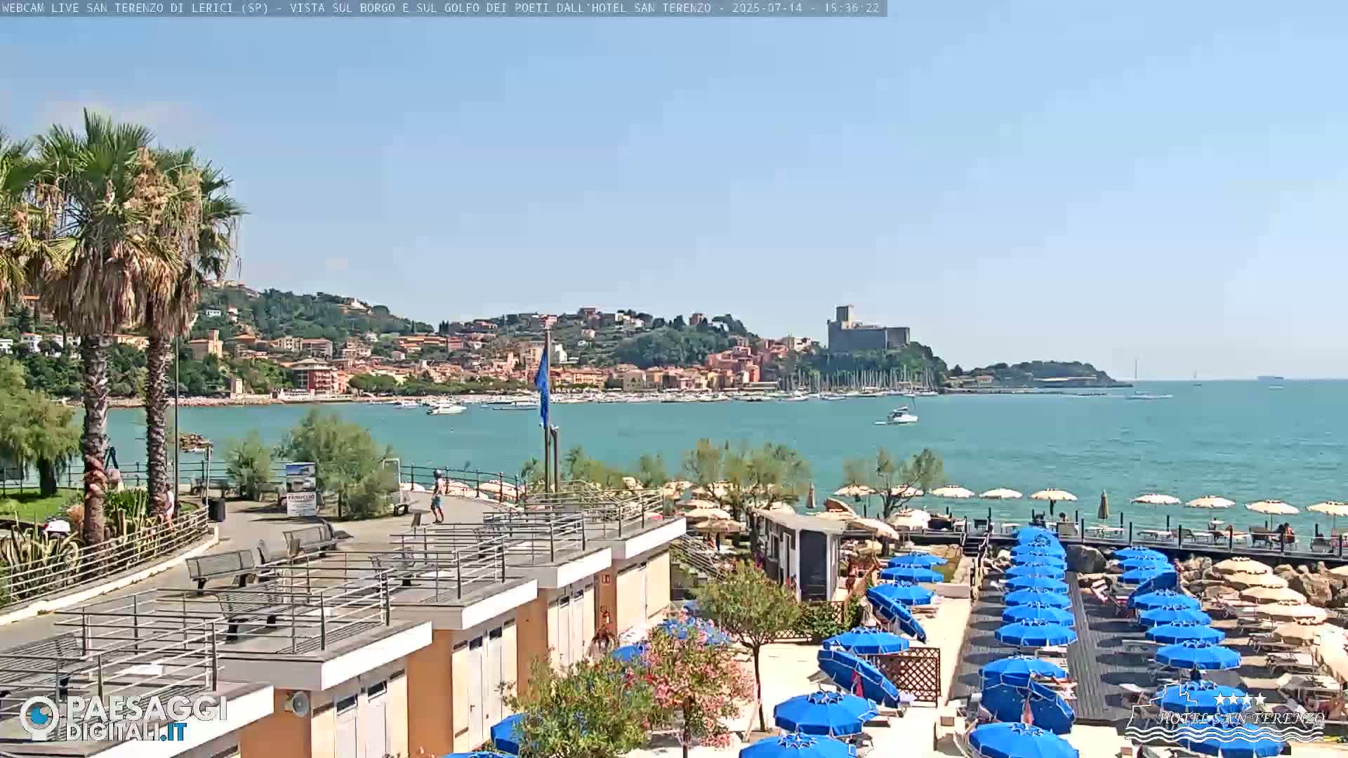  Lerici City & Coast Live Cam - La Spezia, Liguria, Italy