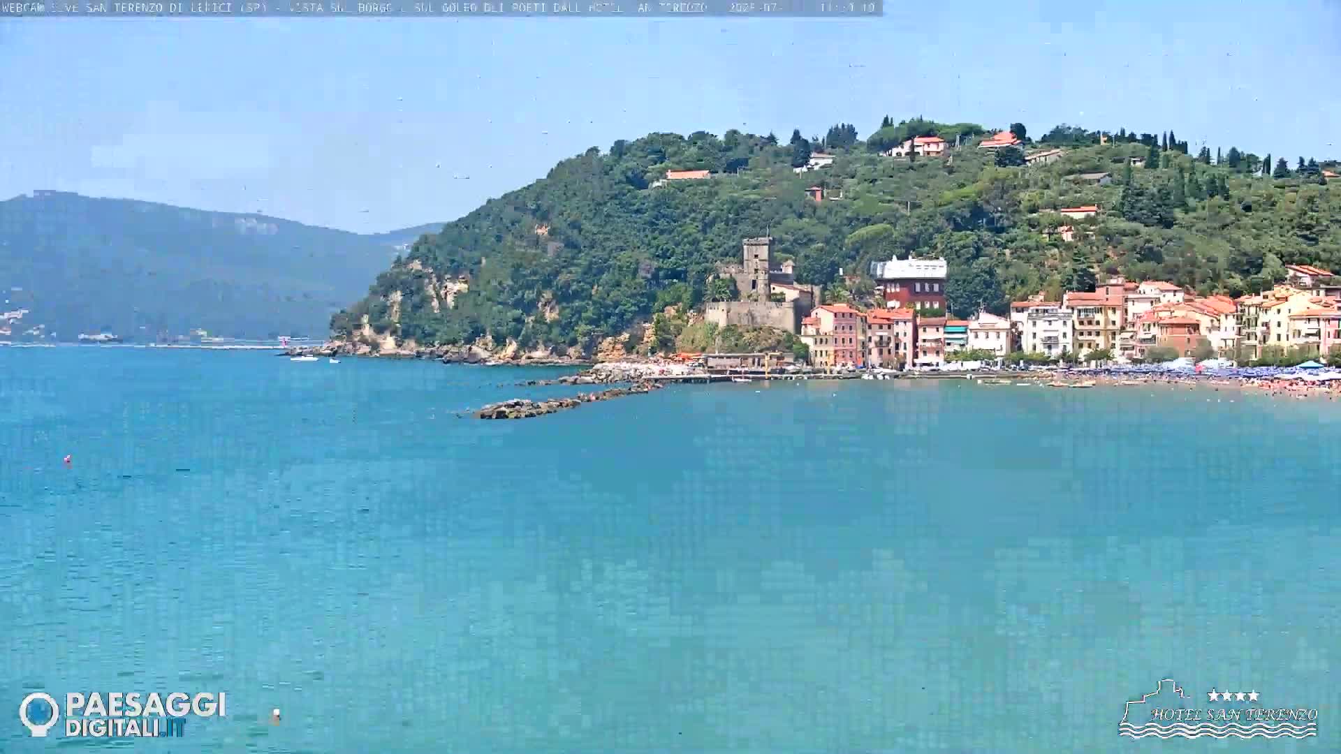  Lerici City & Coast Live Cam - La Spezia, Liguria, Italy