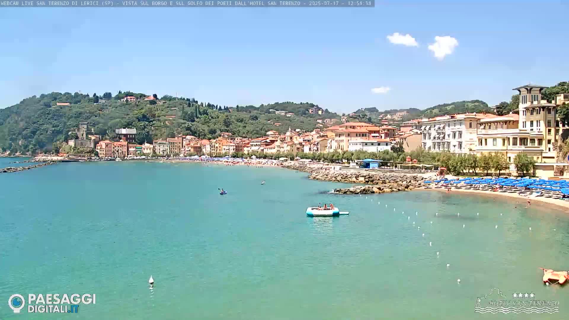  Lerici City & Coast Live Cam - La Spezia, Liguria, Italy