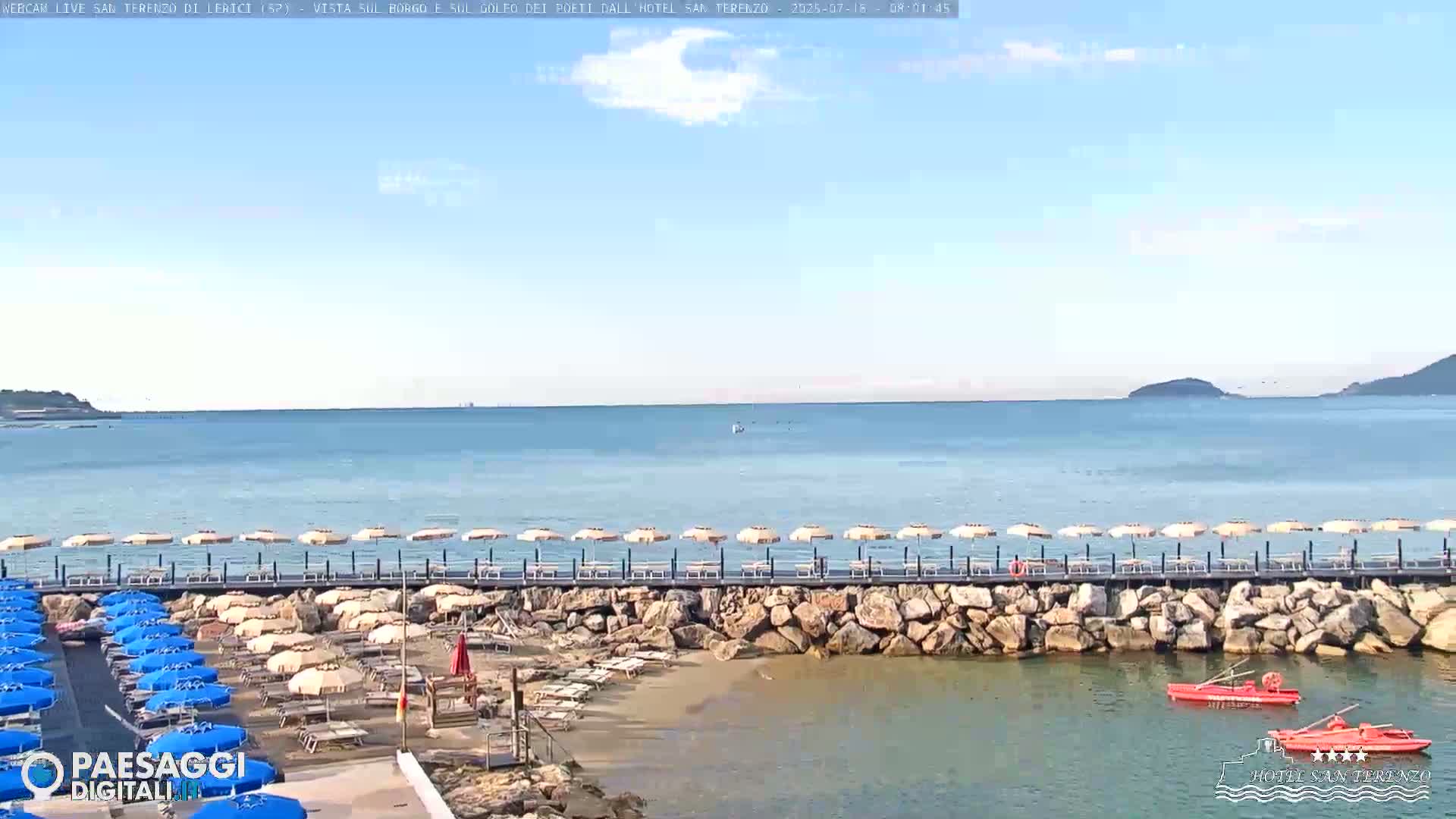  Lerici City & Coast Live Cam - La Spezia, Liguria, Italy