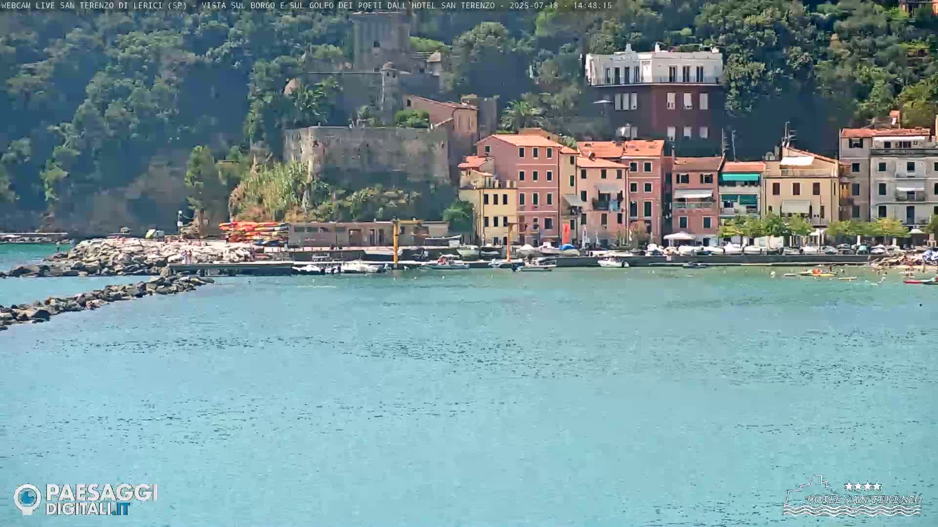  Lerici City & Coast Live Cam - La Spezia, Liguria, Italy