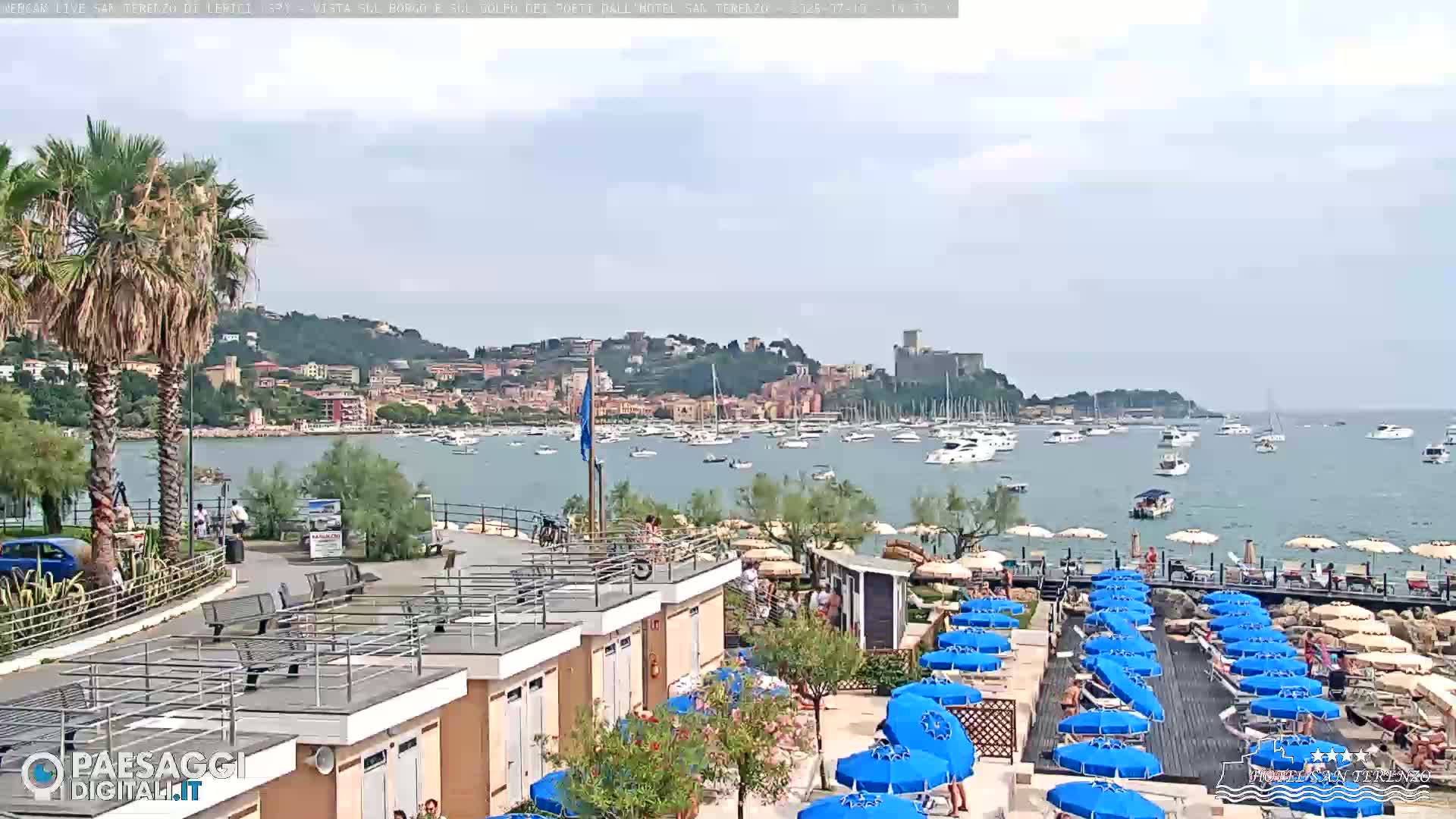  Lerici City & Coast Live Cam - La Spezia, Liguria, Italy