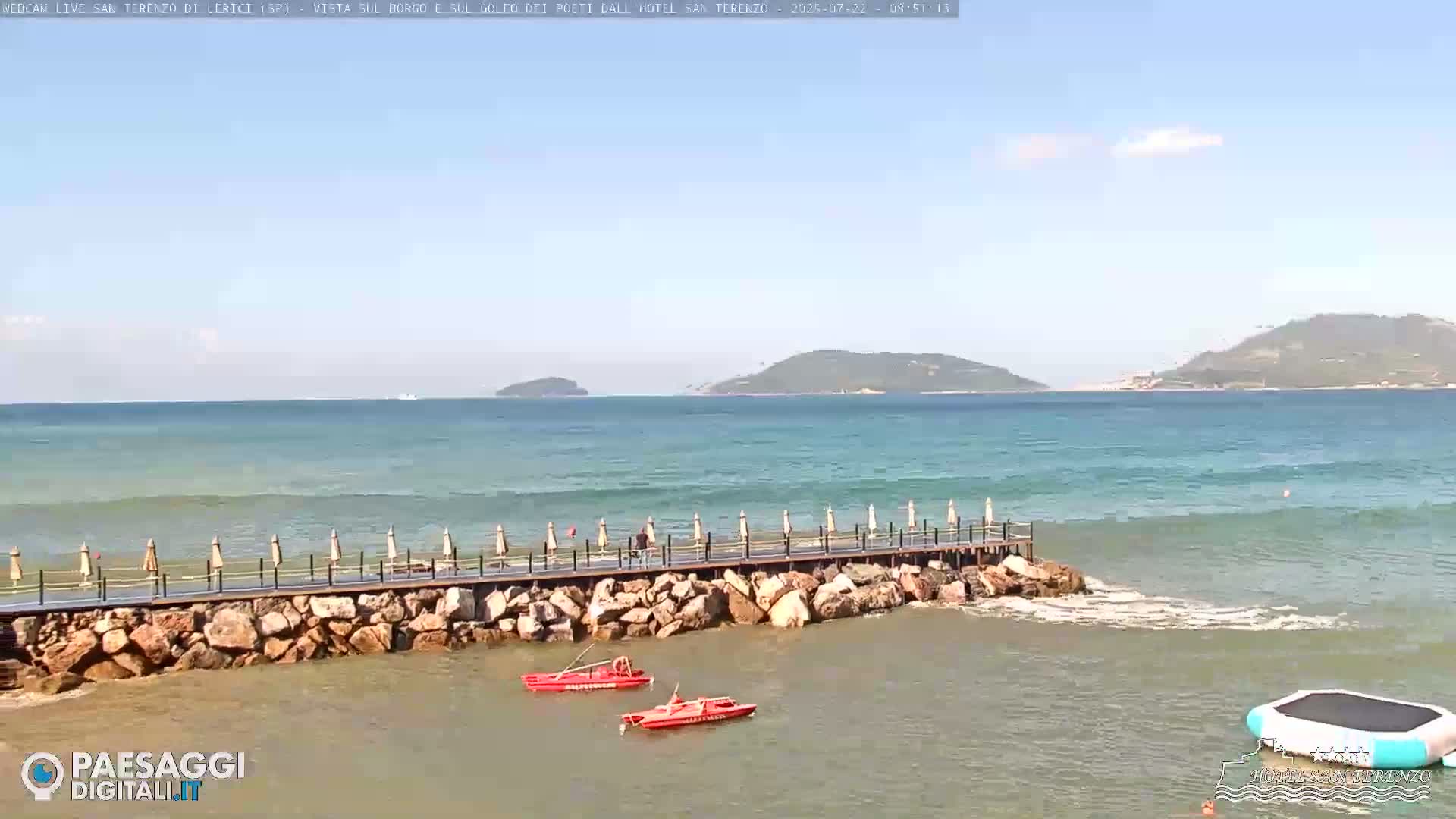  Lerici City & Coast Live Cam - La Spezia, Liguria, Italy