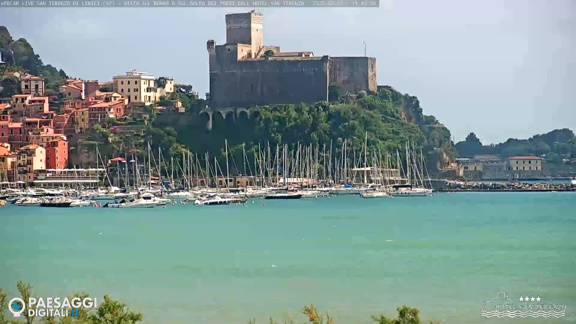  Lerici City & Coast Live Cam - La Spezia, Liguria, Italy