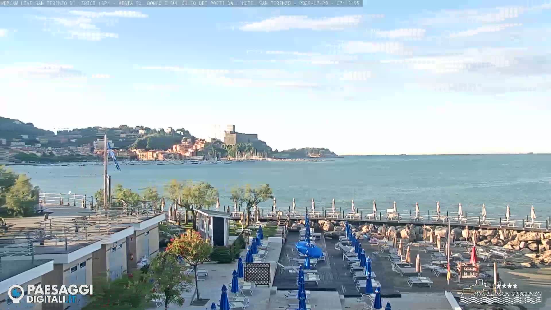  Lerici City & Coast Live Cam - La Spezia, Liguria, Italy
