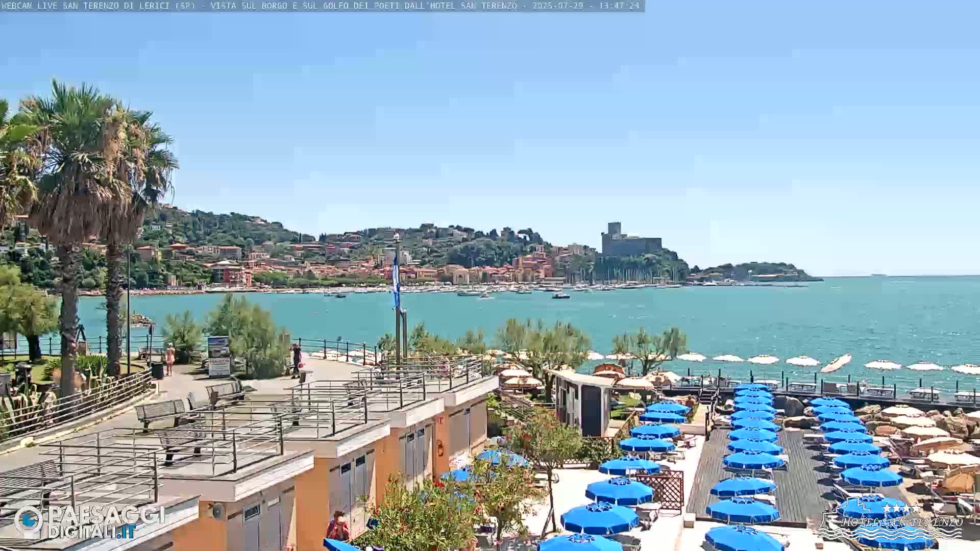  Lerici City & Coast Live Cam - La Spezia, Liguria, Italy