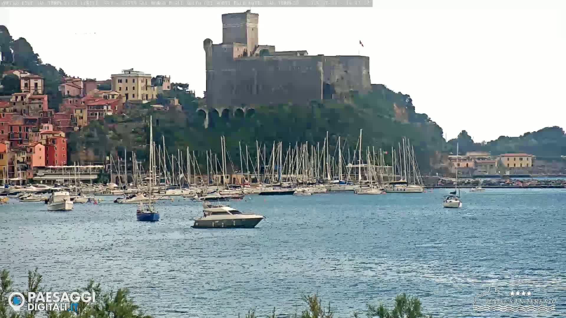  Lerici City & Coast Live Cam - La Spezia, Liguria, Italy