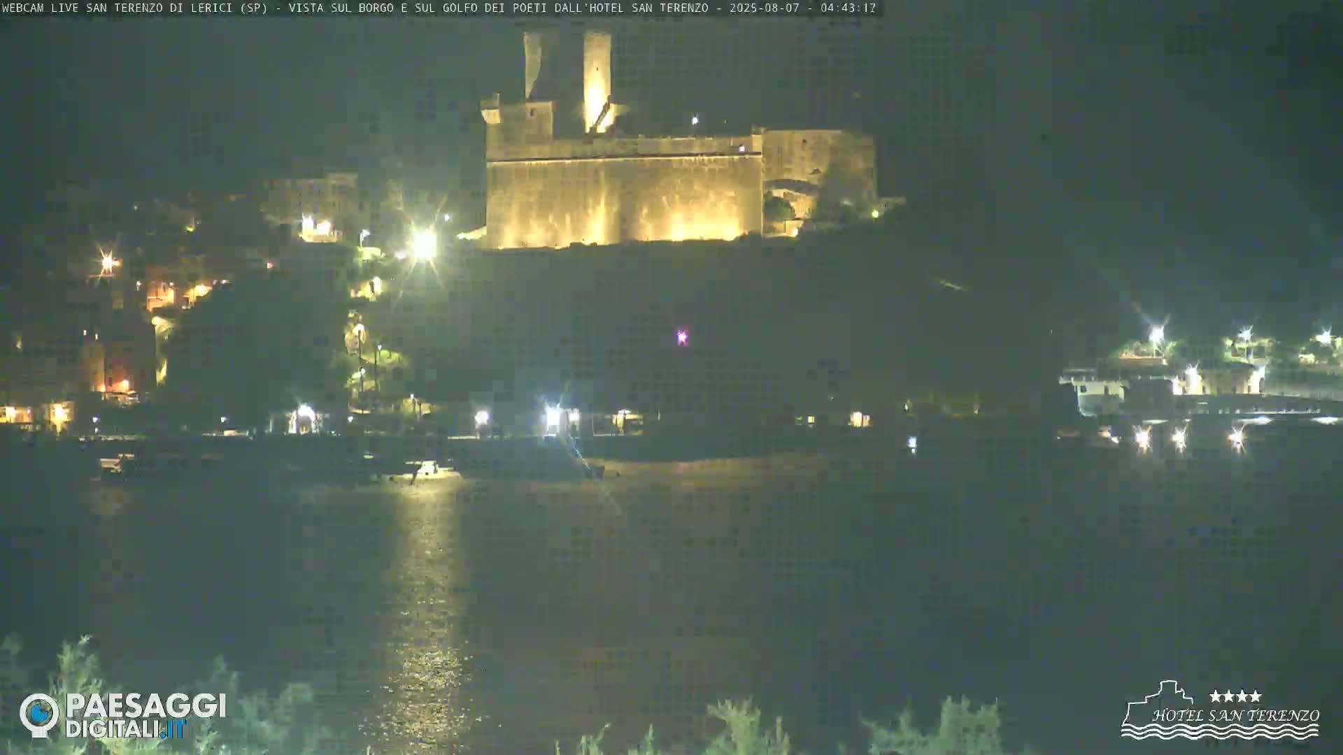Lerici City & Coast Live Cam - La Spezia, Liguria, Italy