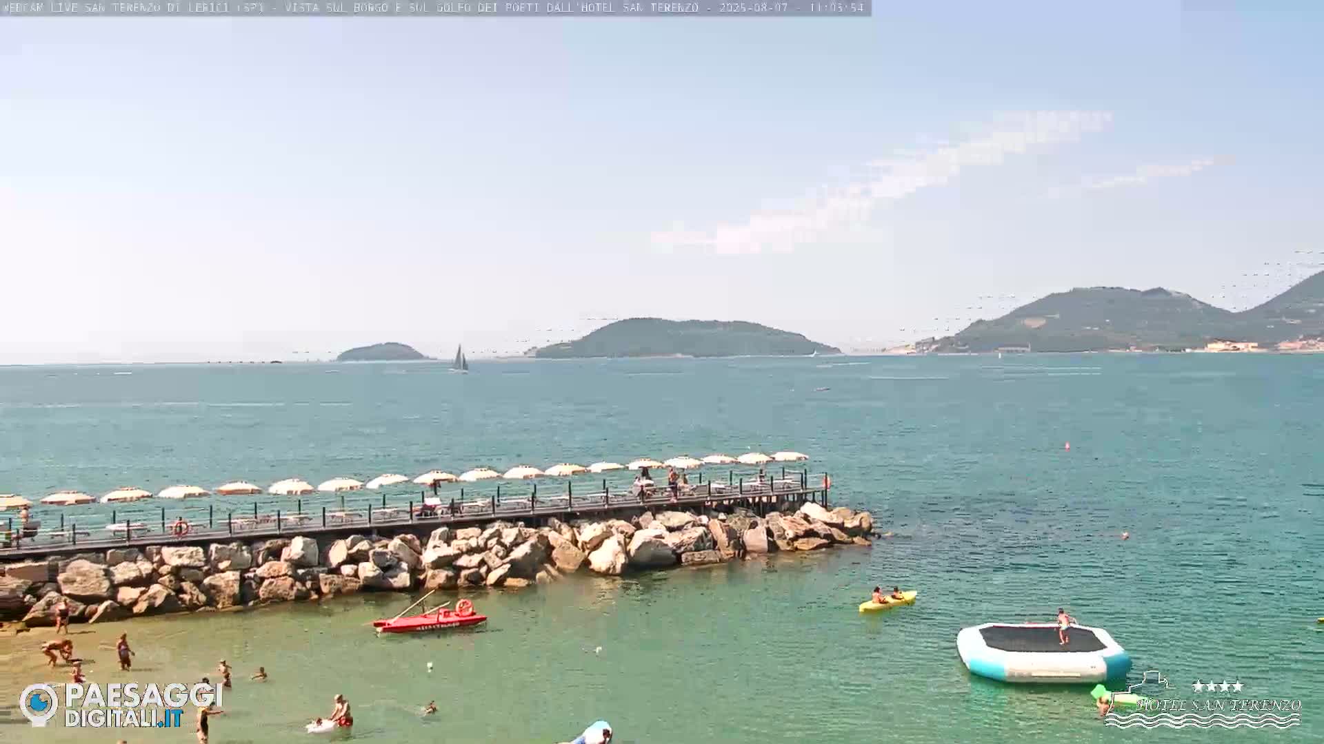  Lerici City & Coast Live Cam - La Spezia, Liguria, Italy