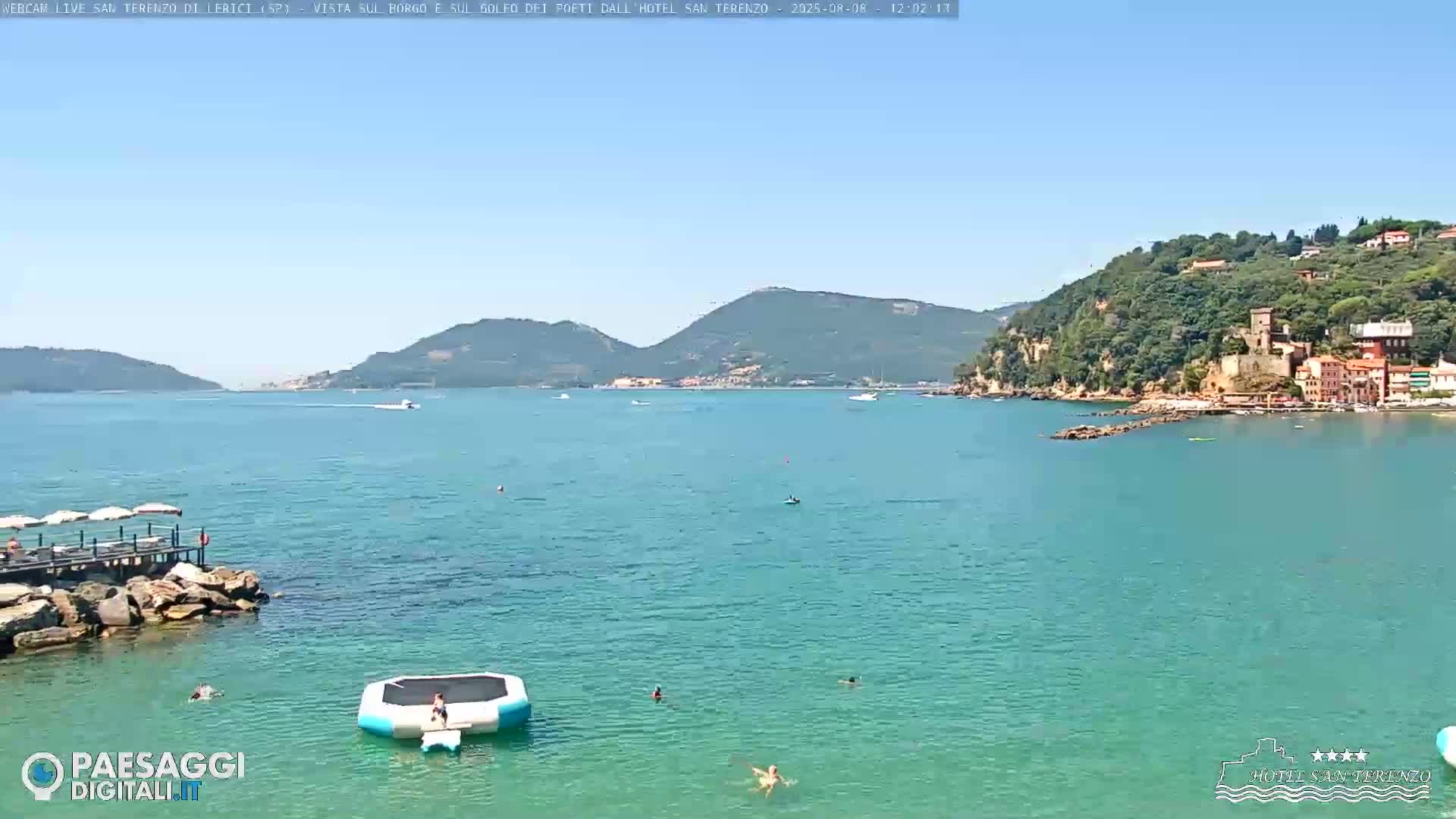  Lerici City & Coast Live Cam - La Spezia, Liguria, Italy