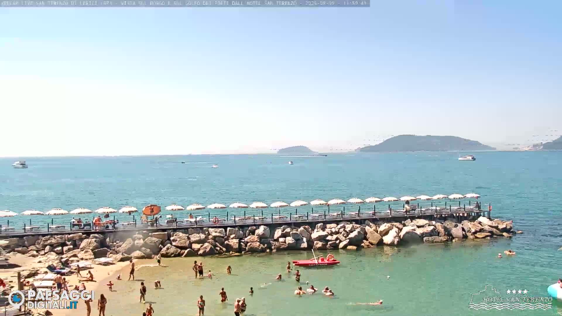  Lerici City & Coast Live Cam - La Spezia, Liguria, Italy