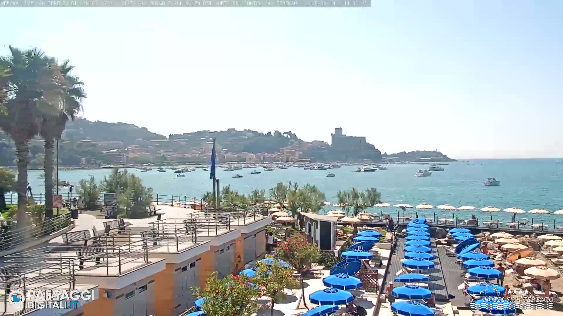  Lerici City & Coast Live Cam - La Spezia, Liguria, Italy