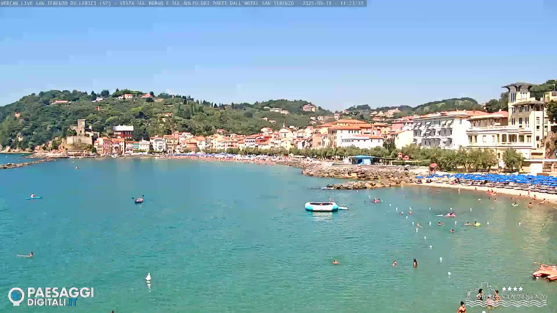  Lerici City & Coast Live Cam - La Spezia, Liguria, Italy