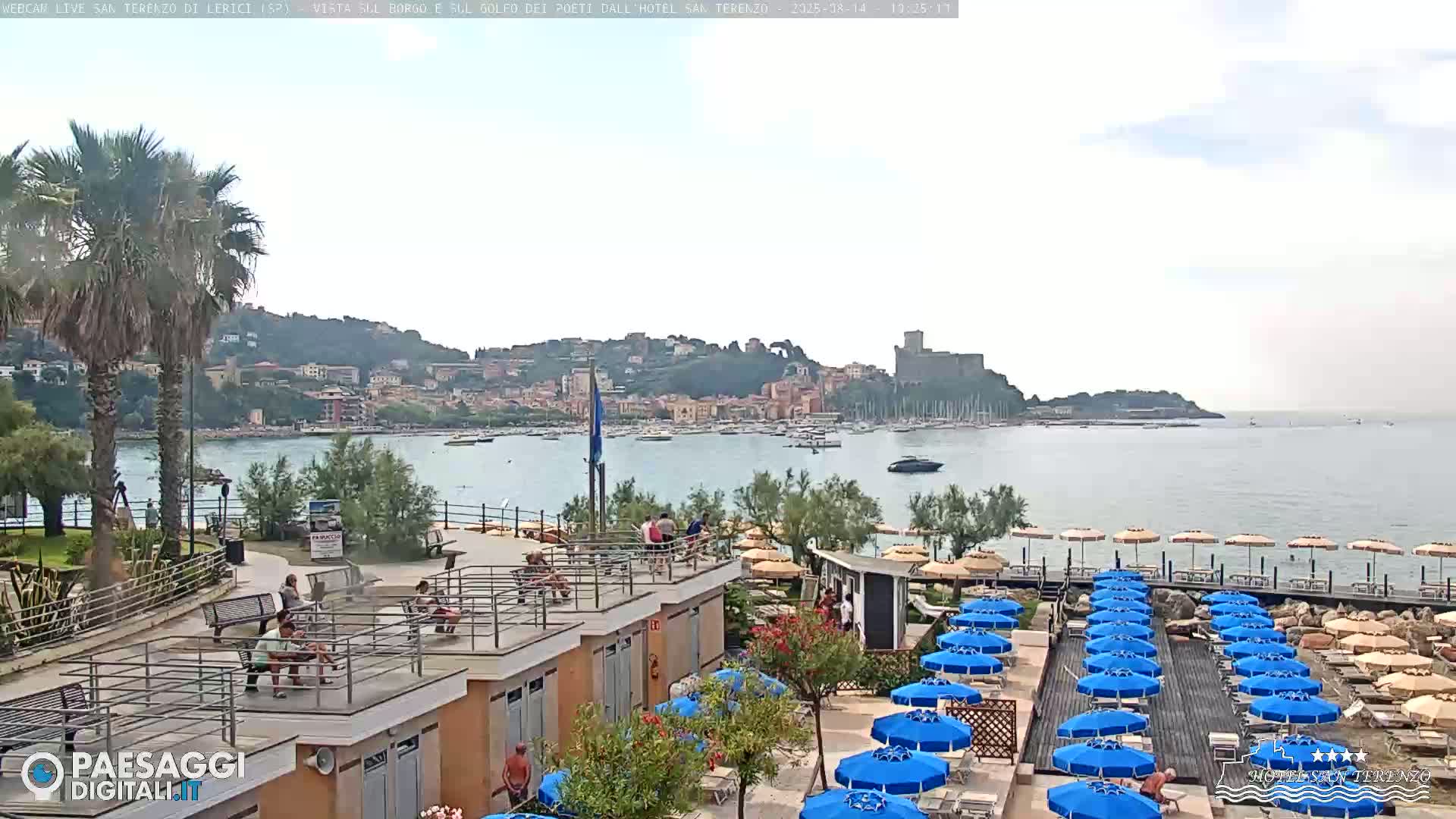  Lerici City & Coast Live Cam - La Spezia, Liguria, Italy