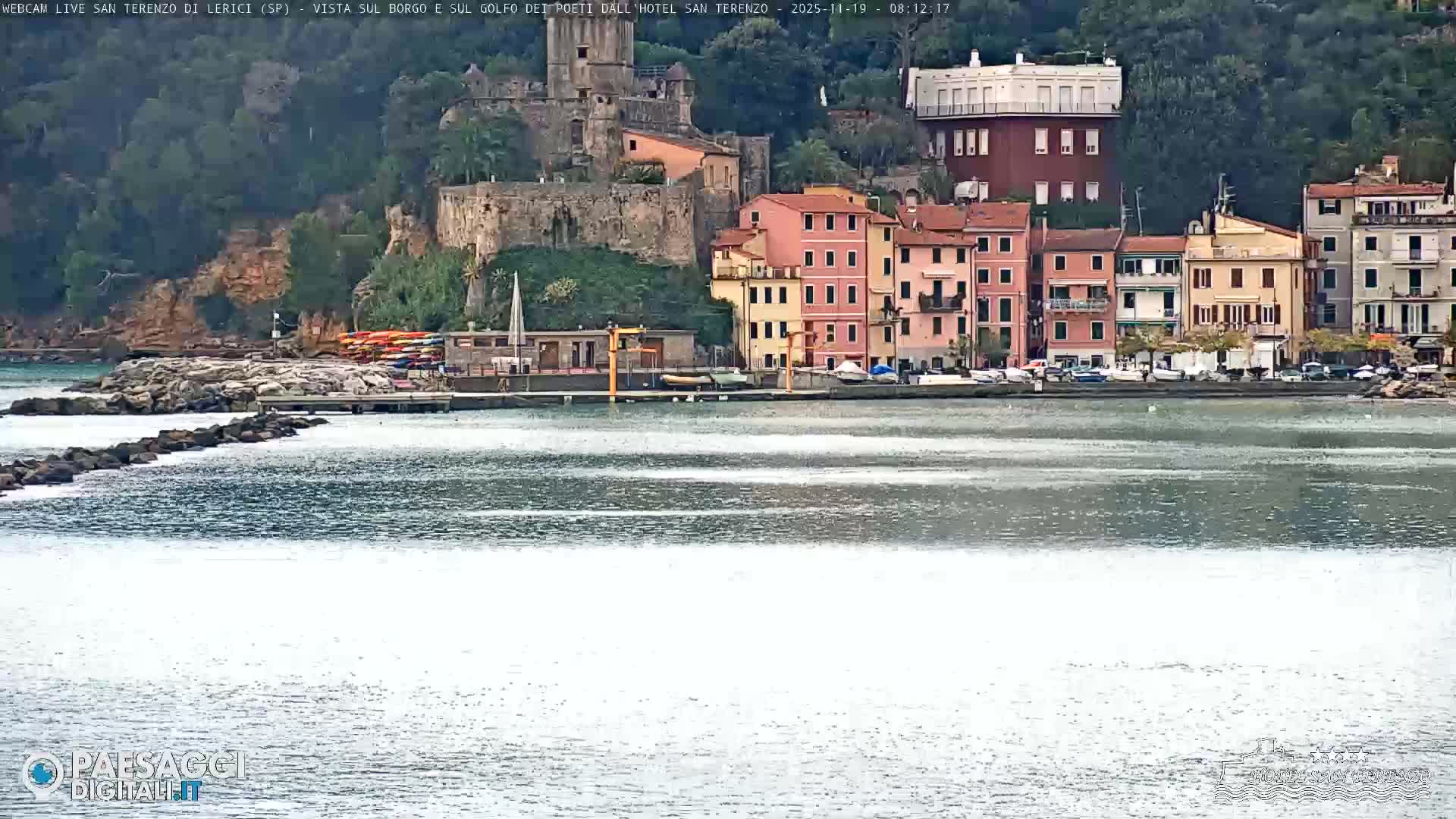  Lerici City & Coast Live Cam - La Spezia, Liguria, Italy