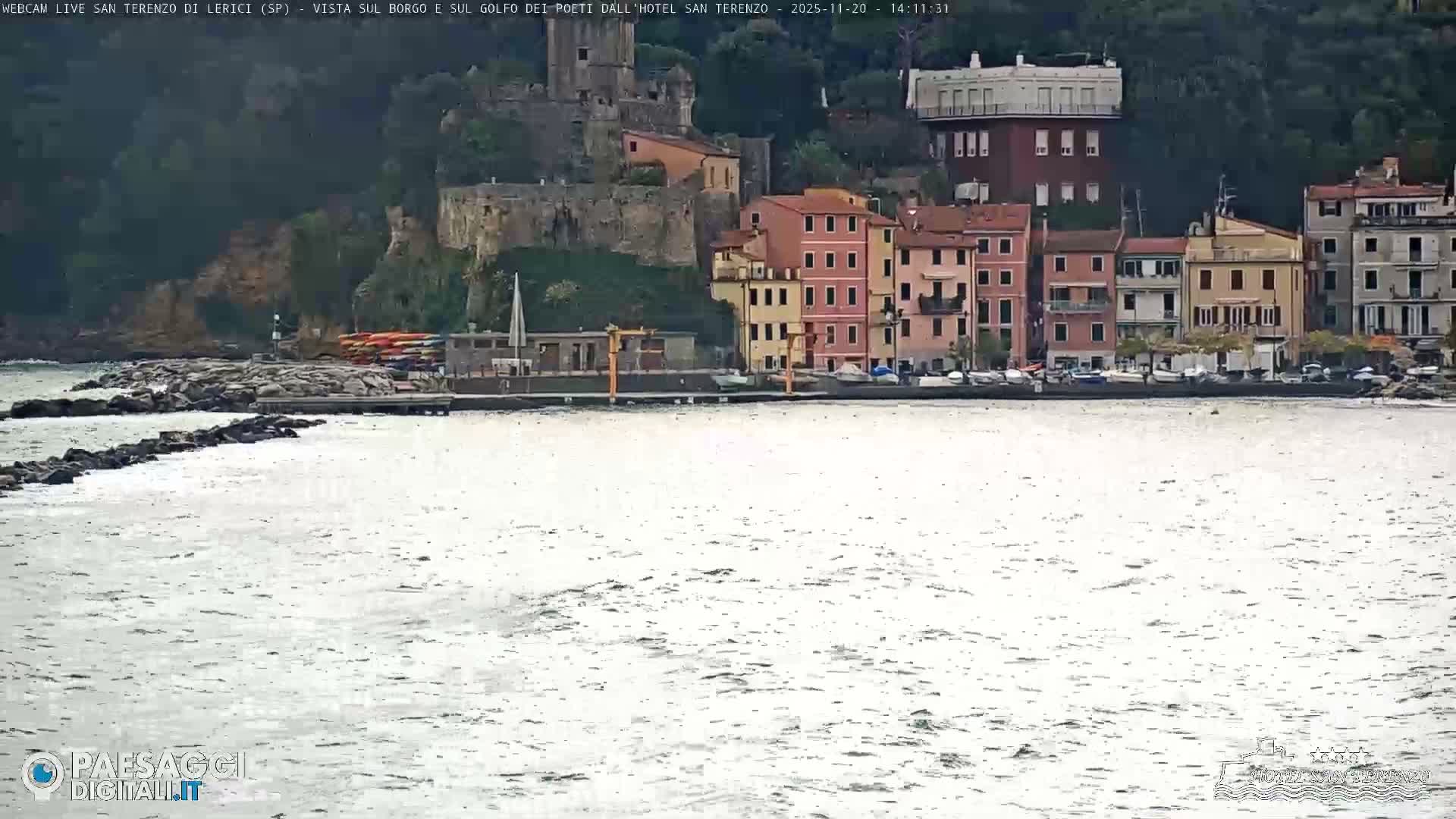  Lerici City & Coast Live Cam - La Spezia, Liguria, Italy
