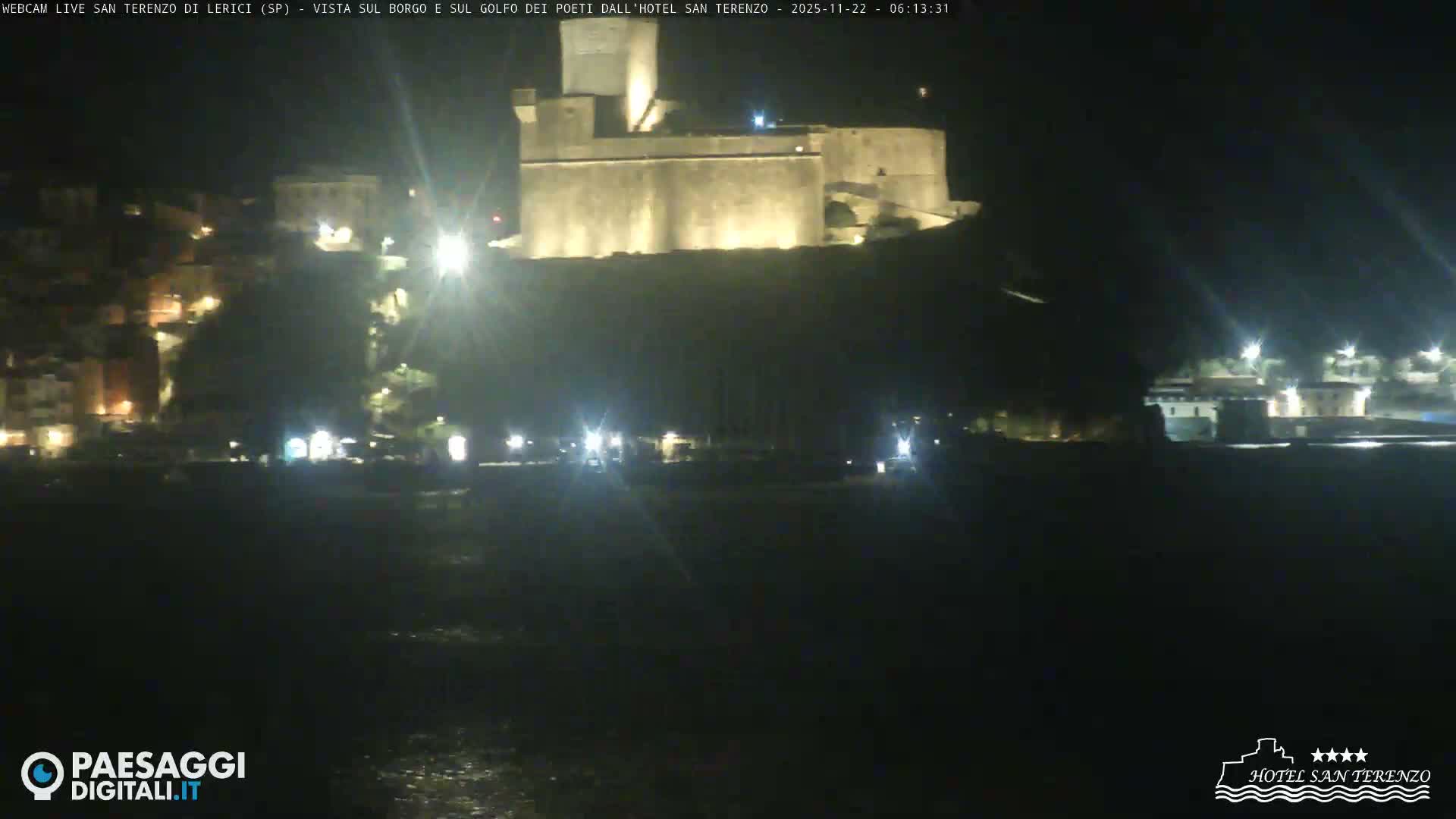  Lerici City & Coast Live Cam - La Spezia, Liguria, Italy