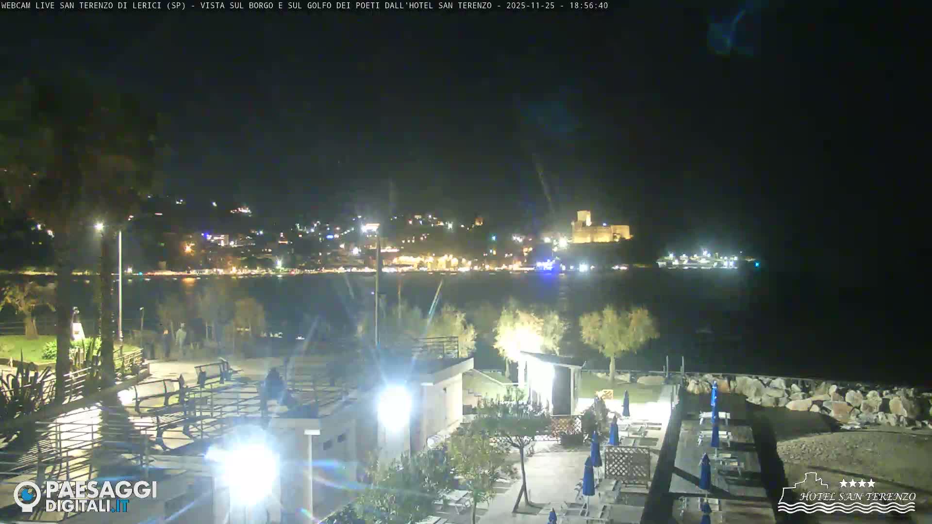  Lerici City & Coast Live Cam - La Spezia, Liguria, Italy