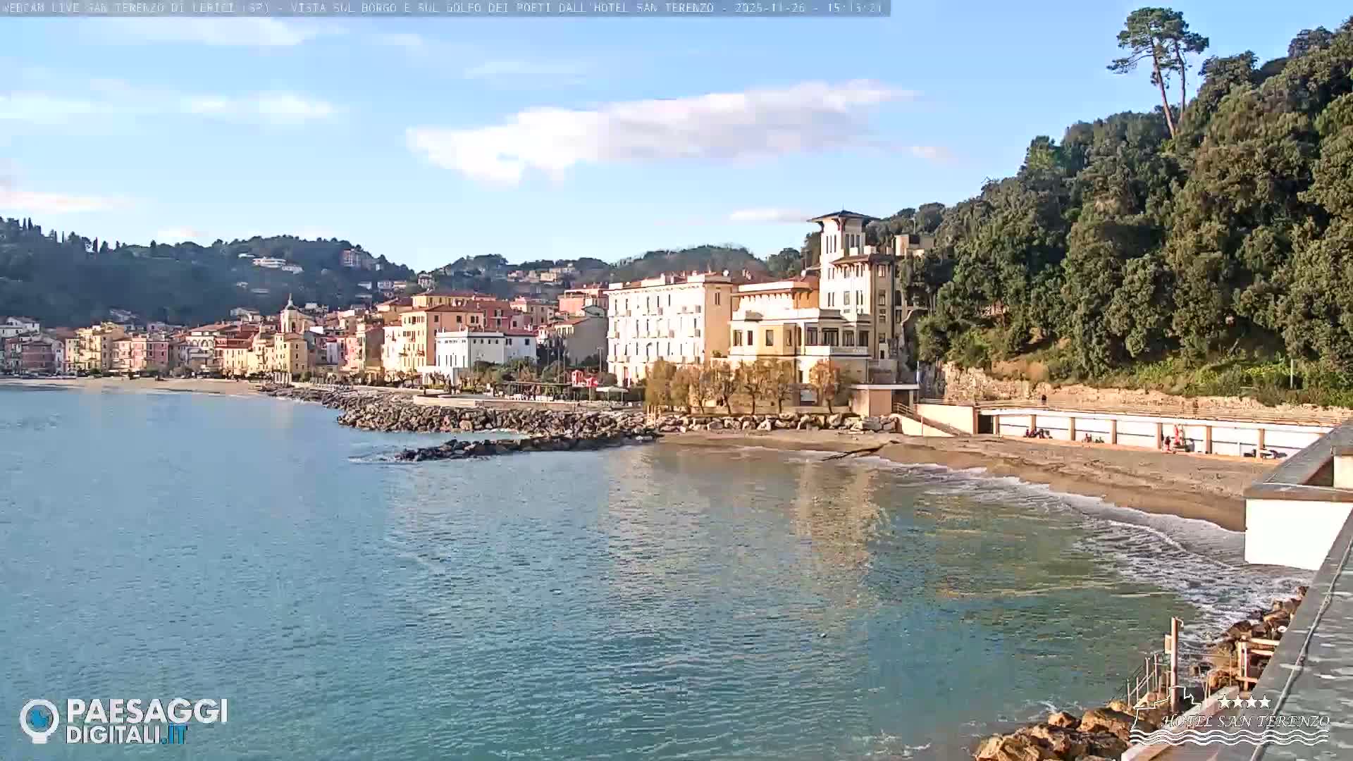  Lerici City & Coast Live Cam - La Spezia, Liguria, Italy