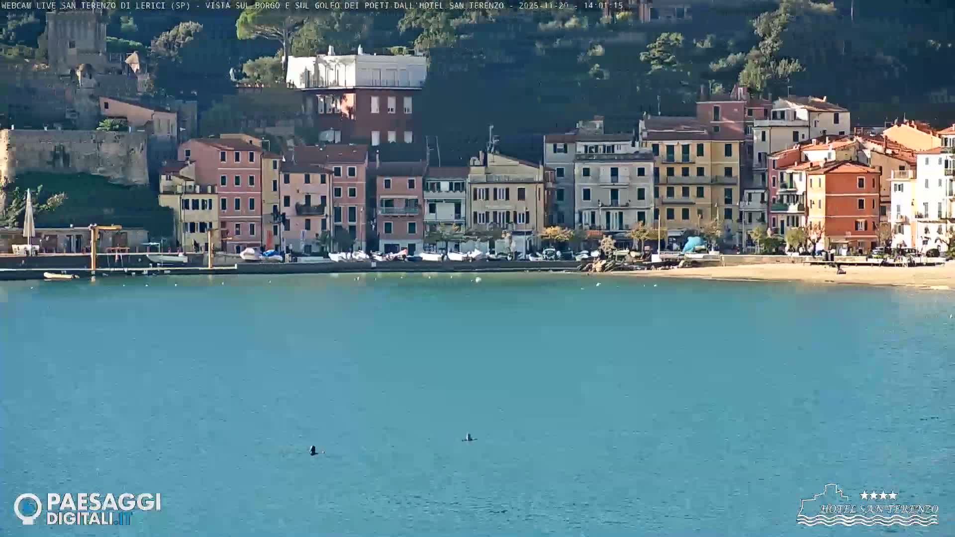  Lerici City & Coast Live Cam - La Spezia, Liguria, Italy