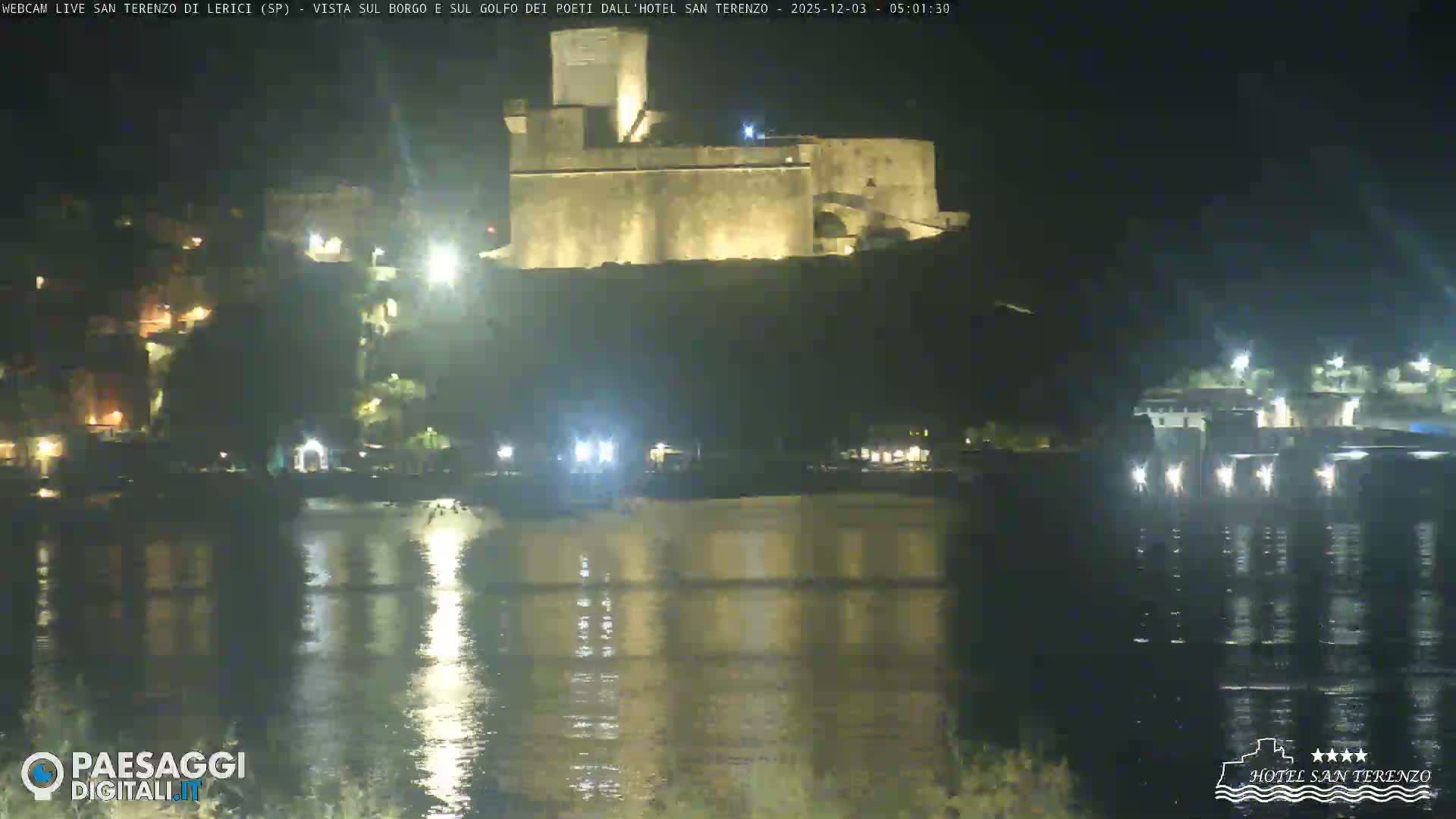 Lerici City & Coast Live Cam - La Spezia, Liguria, Italy
