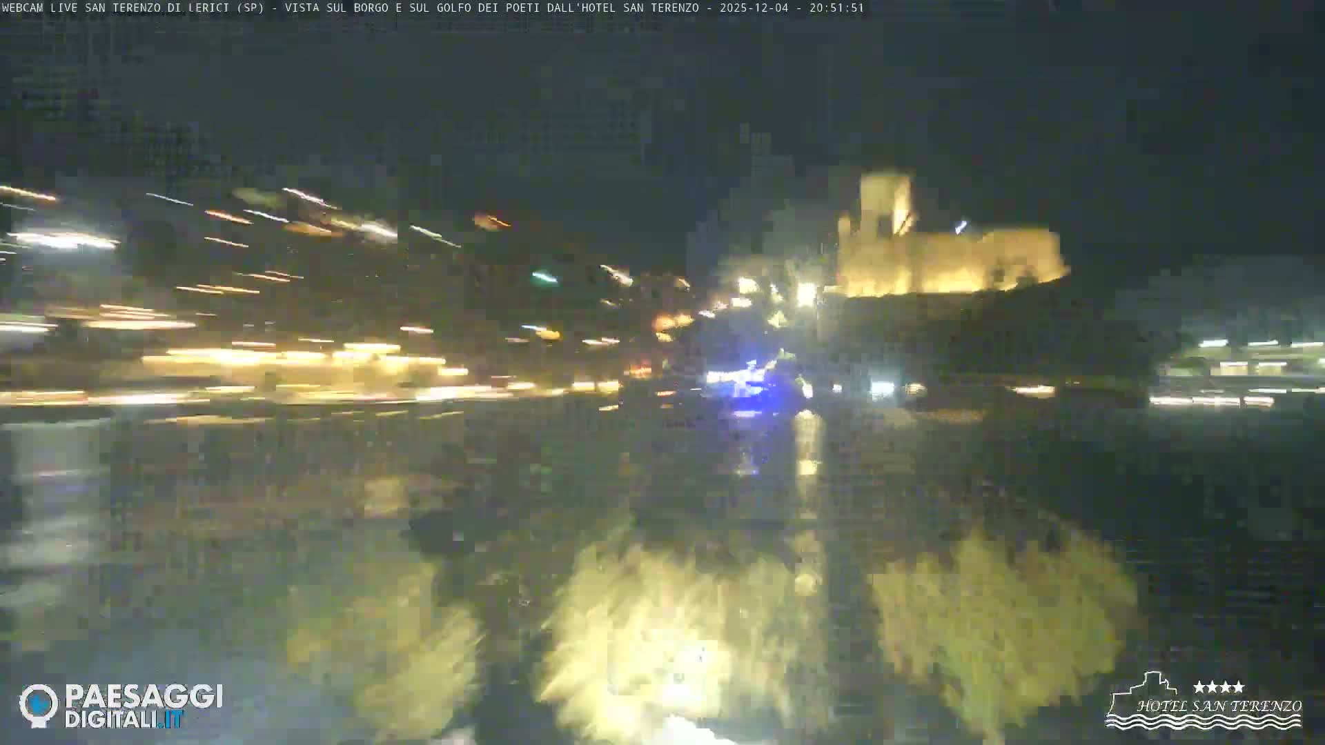  Lerici City & Coast Live Cam - La Spezia, Liguria, Italy