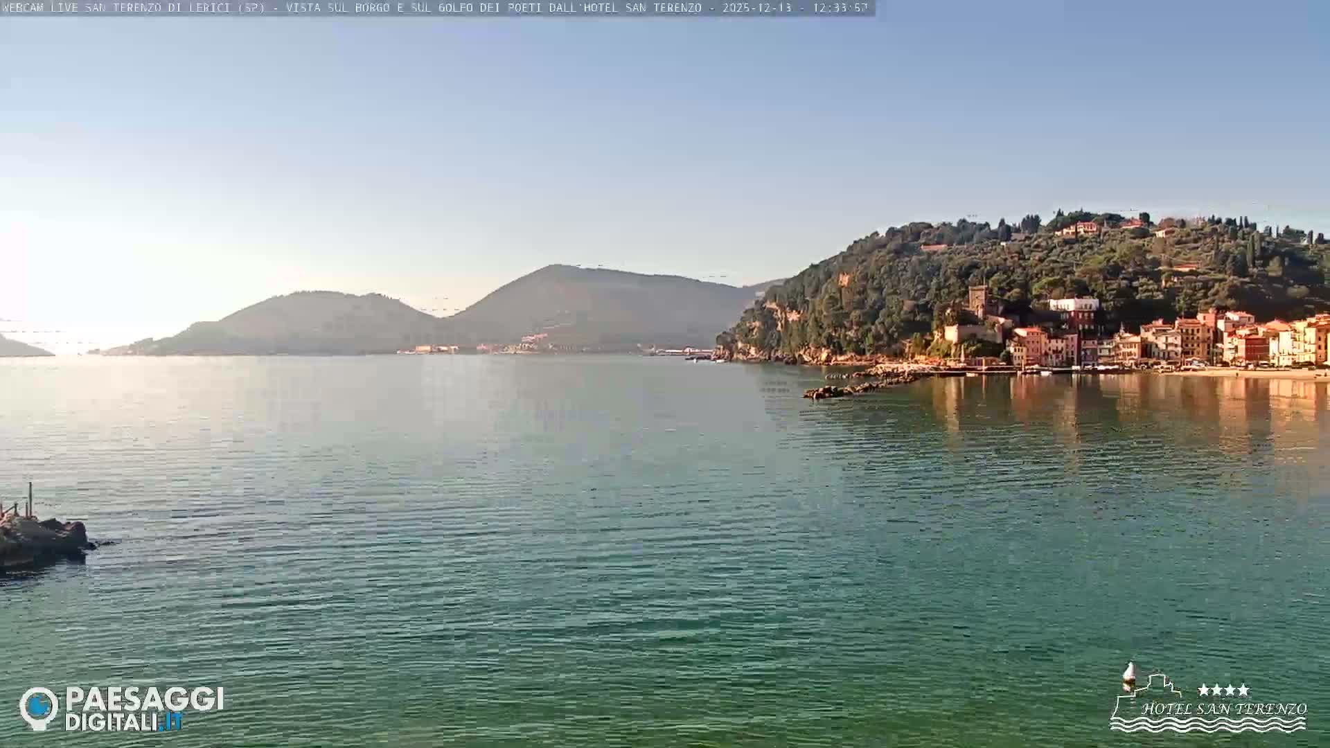  Lerici City & Coast Live Cam - La Spezia, Liguria, Italy