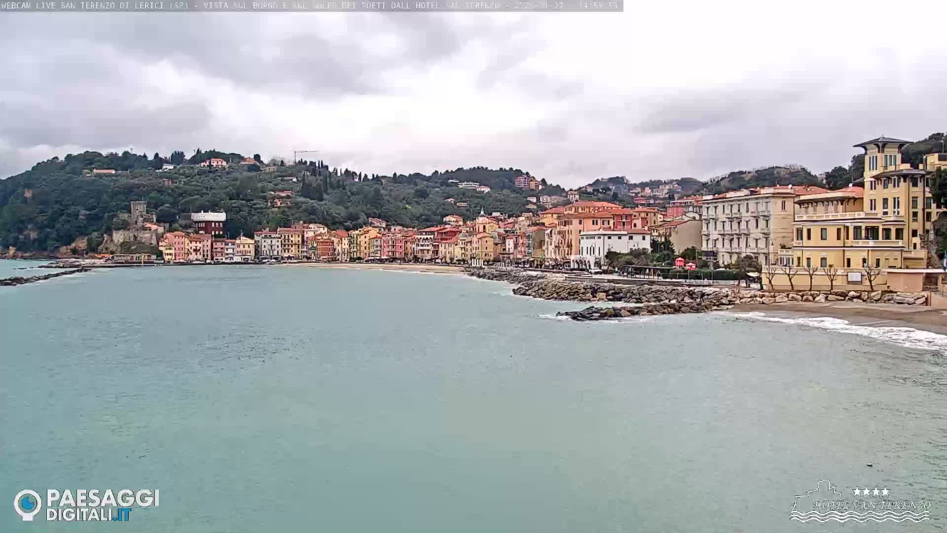  Lerici City & Coast Live Cam - La Spezia, Liguria, Italy