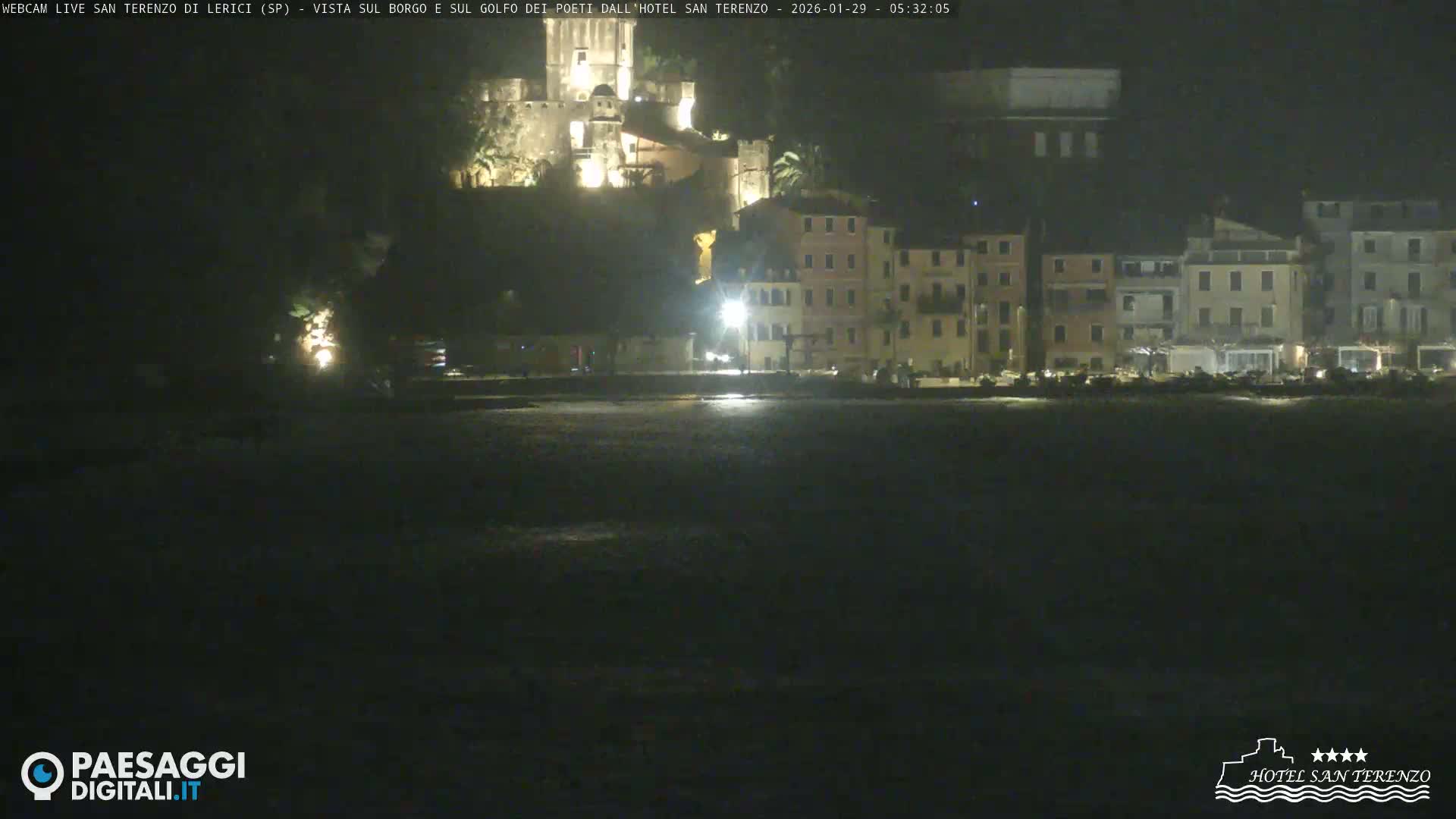  Lerici City & Coast Live Cam - La Spezia, Liguria, Italy